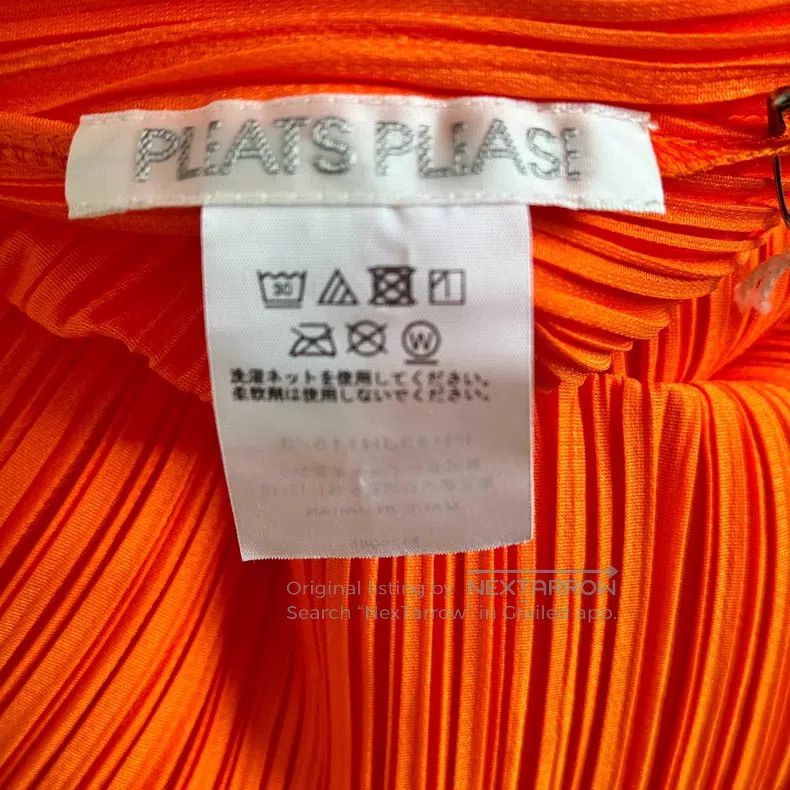 Issey Miyake Issey Miyake Orange Dress Size L / US 10 / IT 46 - 3 Thumbnail