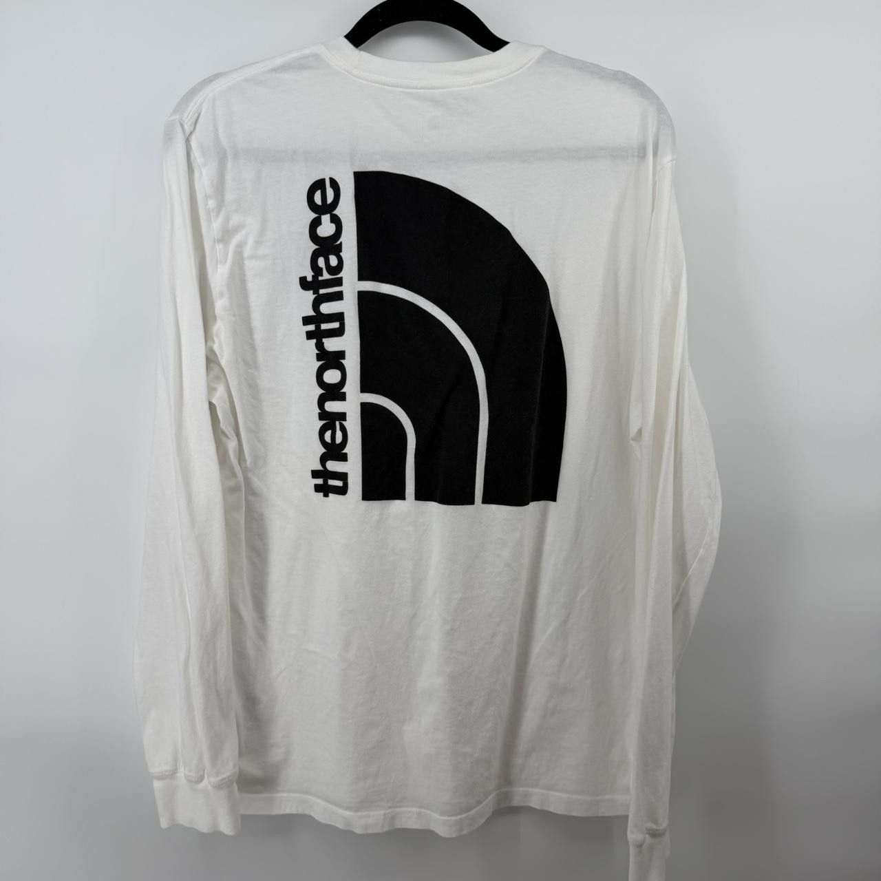 The North Face The North Face Men's White Long Sleeve T-Shirt Big Logo Size US L / EU 52-54 / 3 - 1 Thumbnail