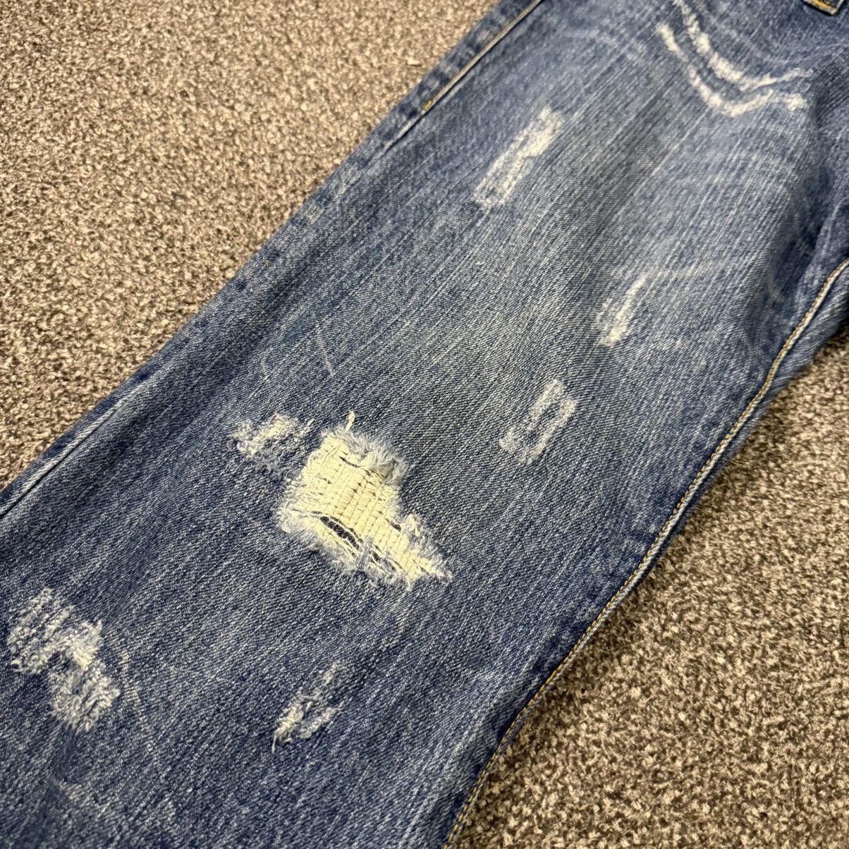 Hysteric Glamour Japanese Archival Co&Lu Geronimo Route Distressed Denim Size US 31 - 4 Thumbnail