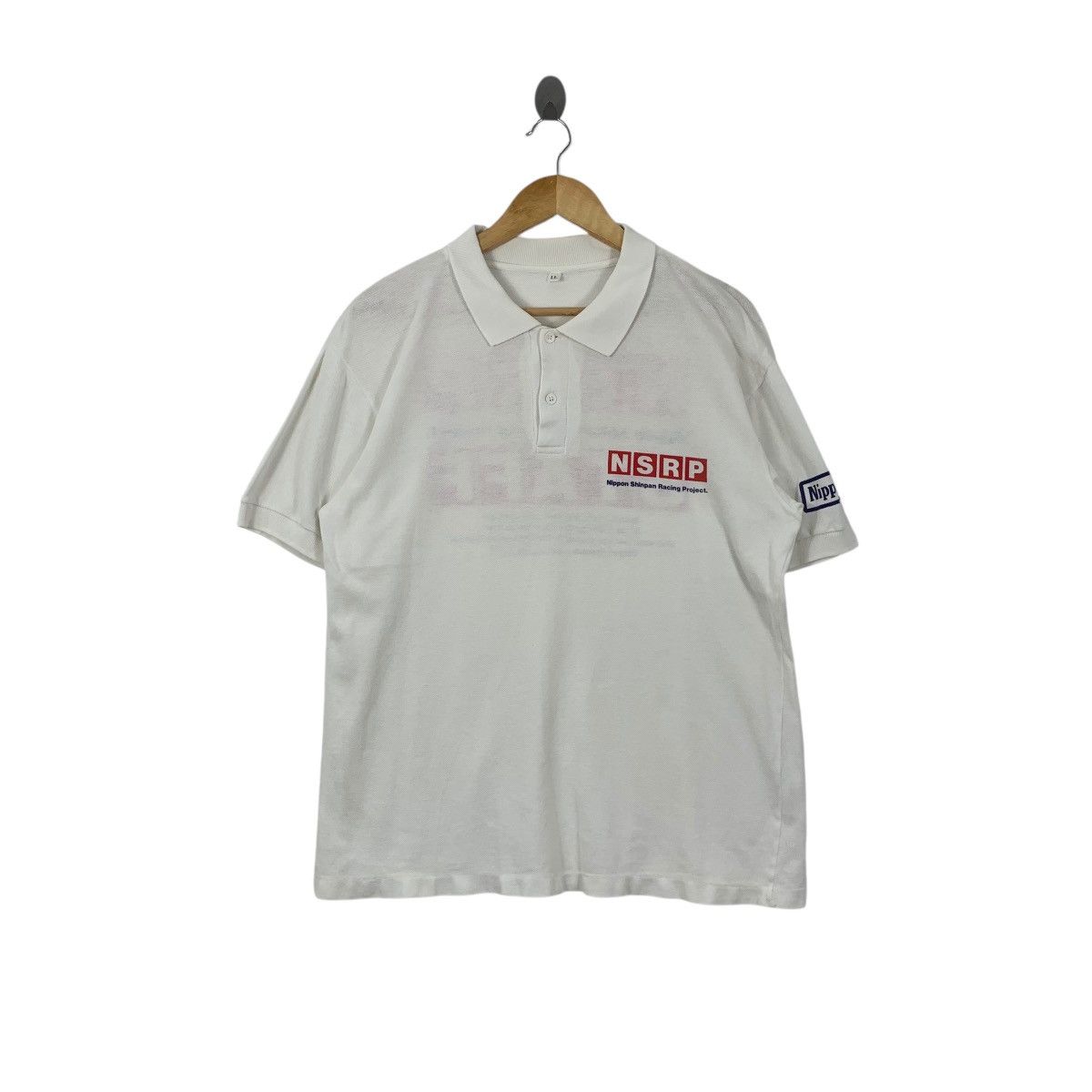 Vintage Vintage NIPPON SHINPAN RACING PROJECT NSRP Polo Tee Shirt Size US L / EU 52-54 / 3 - 2 Thumbnail
