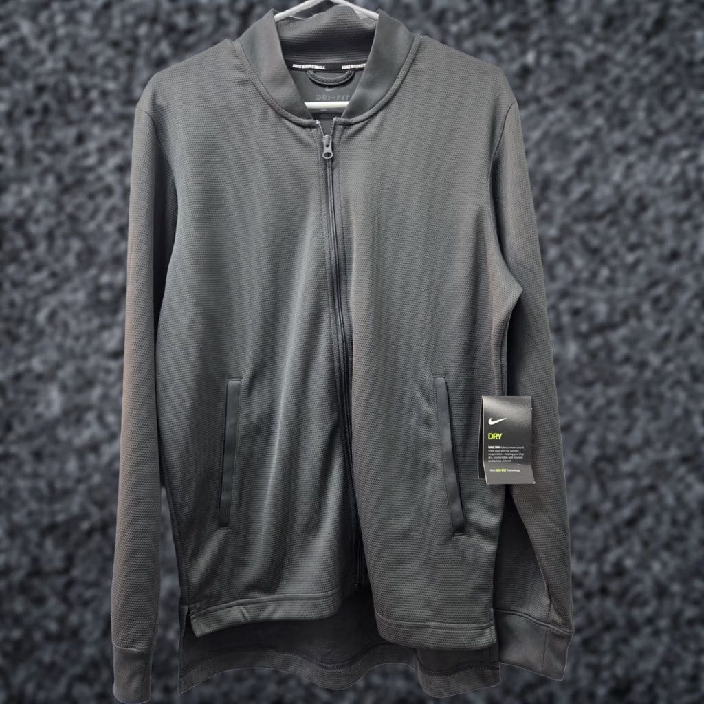 Nike Nike Dri-Fit Jacket Long Sleeve Full Zip Mens S Gray Basketball Jerseys? Size US S / EU 44-46 / 1 - 1 Thumbnail