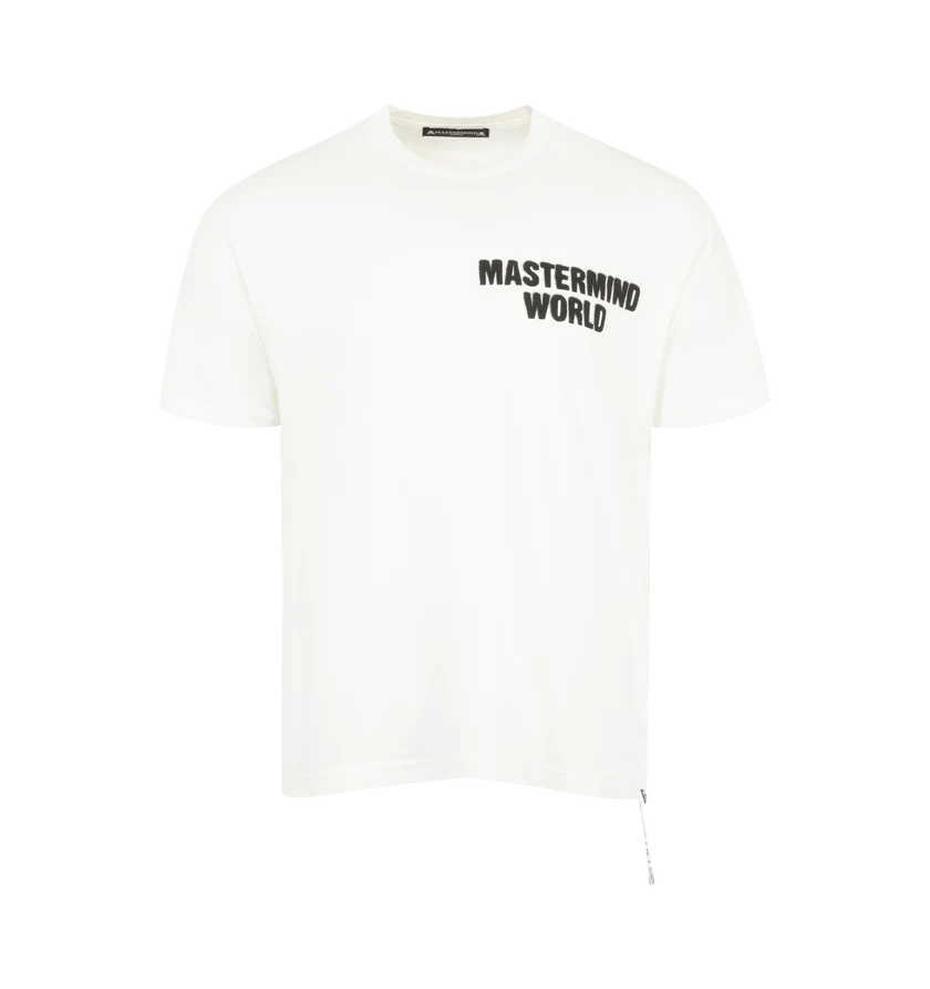 Mastermind Japan o1h1sh11224 Spray Paint Tee in White Size US S / EU 44-46 / 1 - 1 Thumbnail
