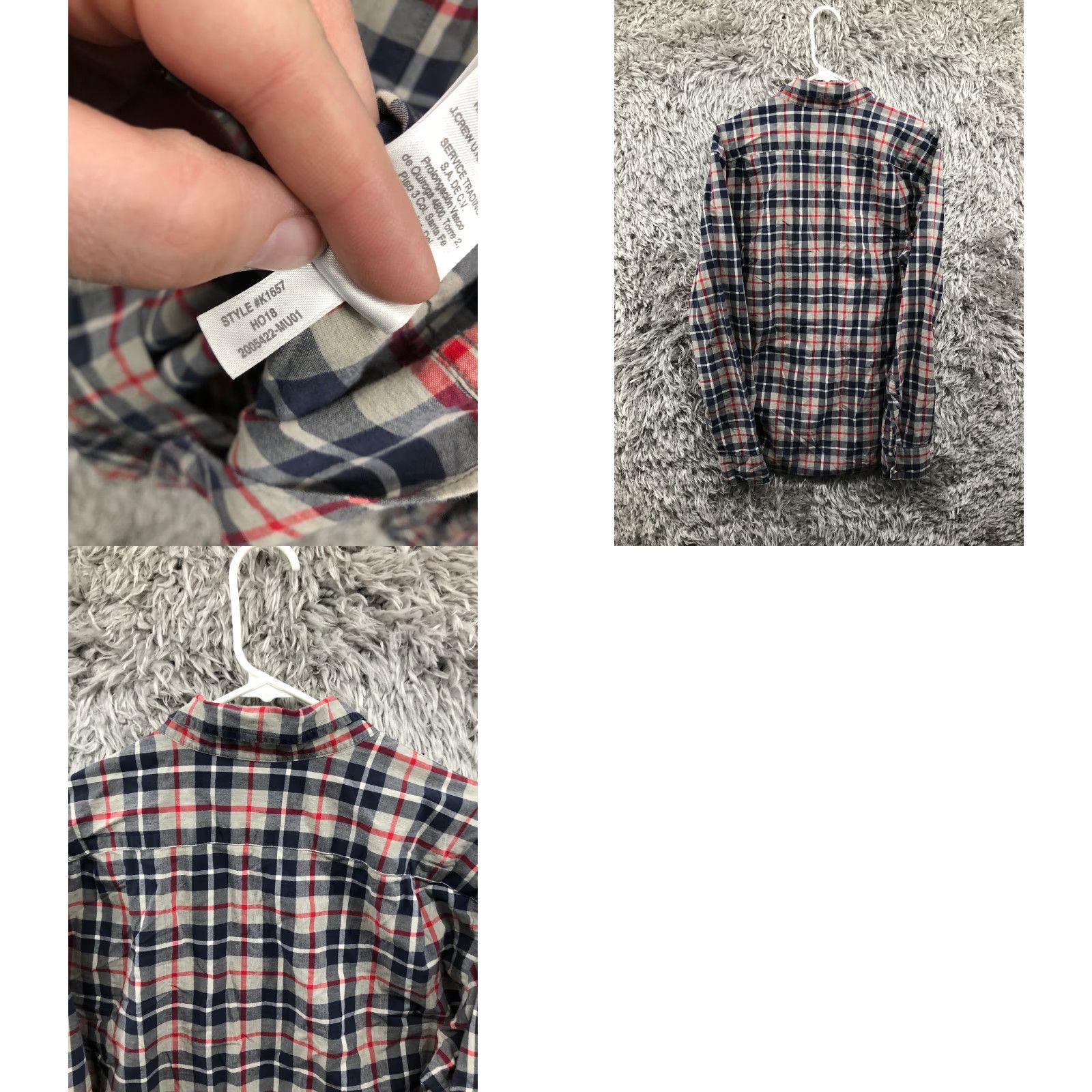 J.Crew J.CREW Mercantile Size L Mens Long Sleeve Button Down Slim Multicolor Shirt Size US L / EU 52-54 / 3 - 8 Thumbnail