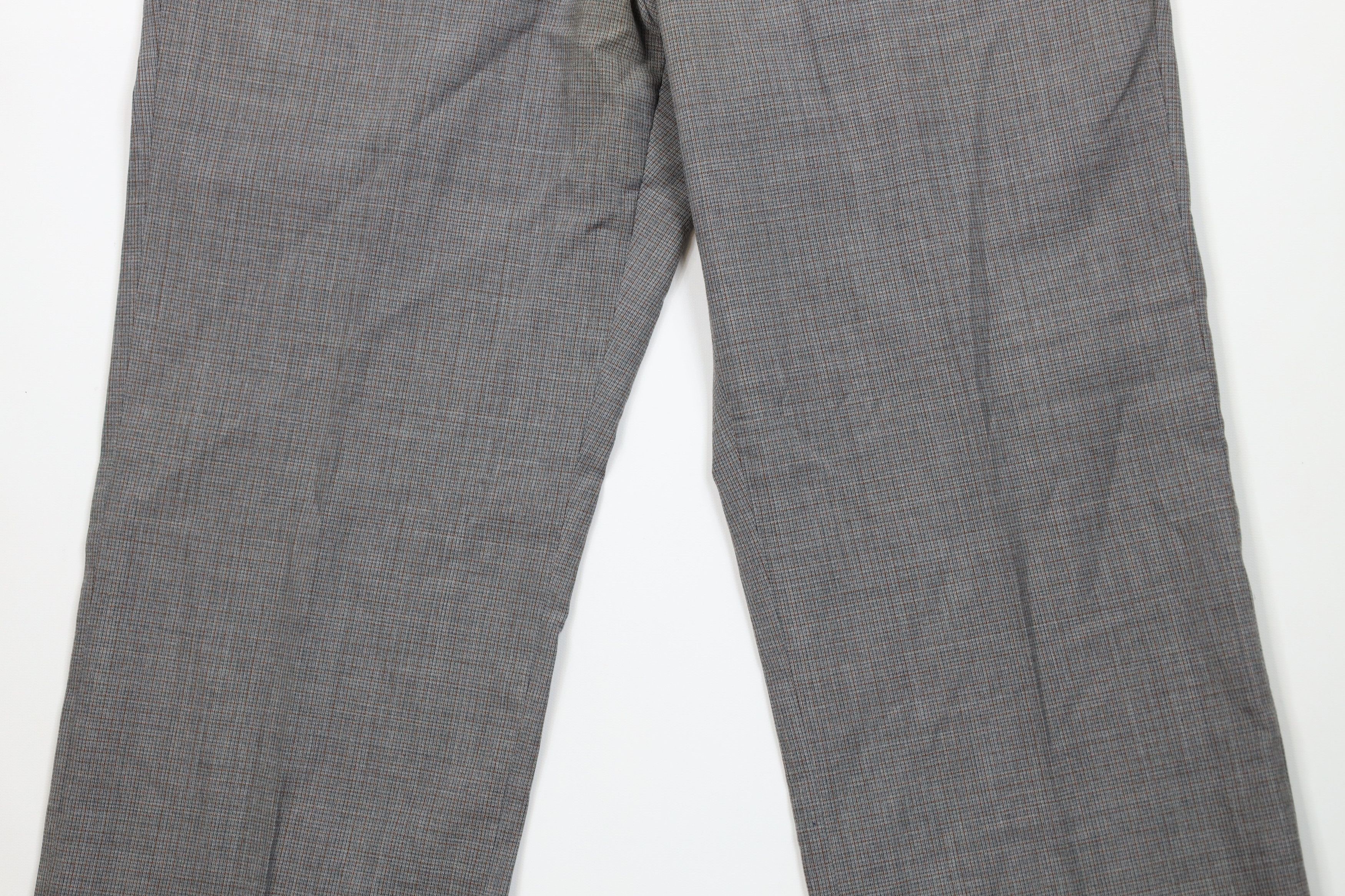 Vintage Vintage 60s 70s Streetwear Wide Leg Chino Pants Plaid USA Size US 34 / EU 50 - 3 Thumbnail