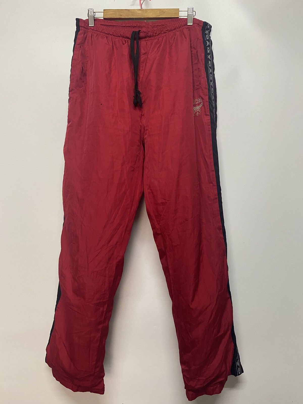 MCM Vintage MCM Sidetape Logo Track Pant Size US 32 / EU 48 - 3 Thumbnail