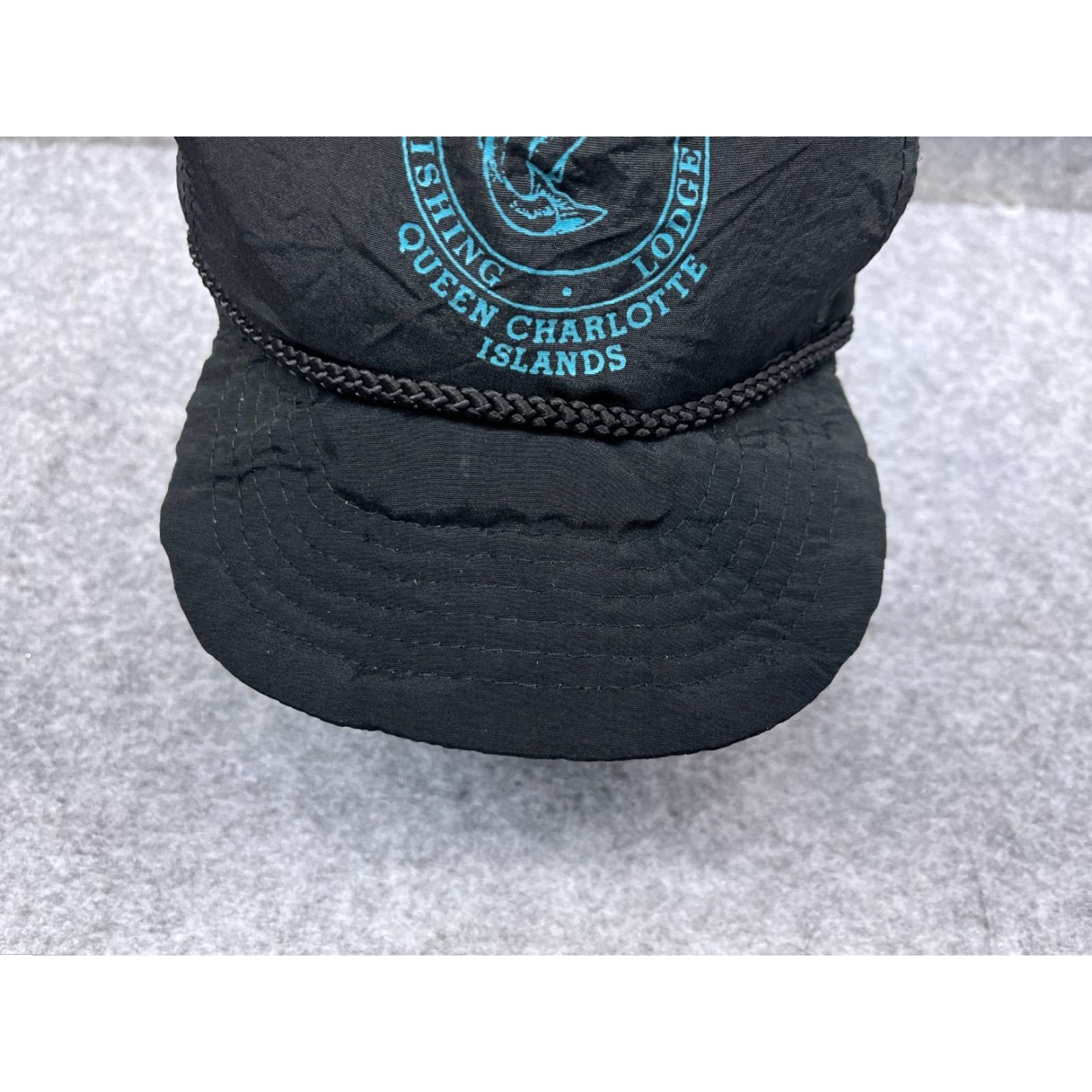 Vintage Langara Hat Cap Snapback Adult One Size Black Unisex 90s Fish Camp Langara Brand Adjustable Twill Polyester Cap - MensWomens BoysGirls Size ONE SIZE - 3 Thumbnail