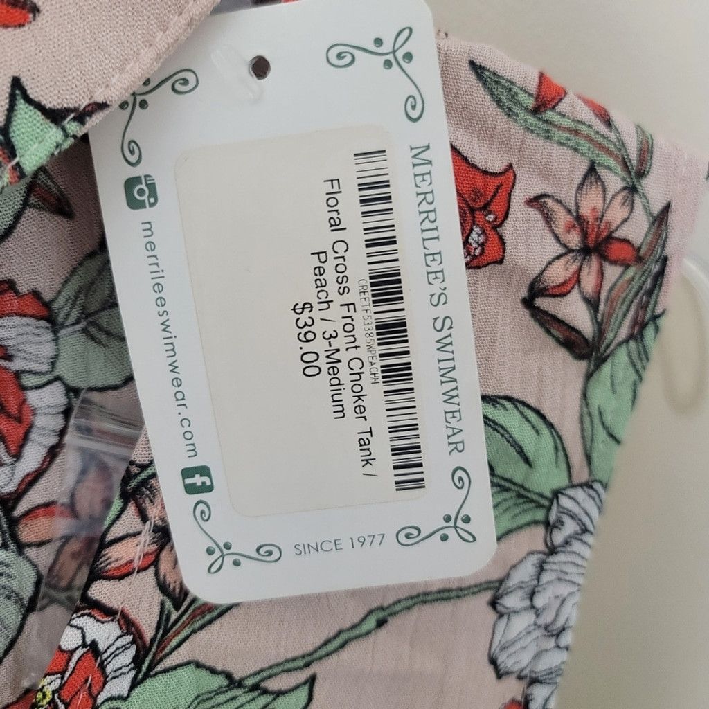 Other NWT En Créme Floral Sleeveless Choker Tank Size M / US 6-8 / IT 42-44 - 5 Thumbnail