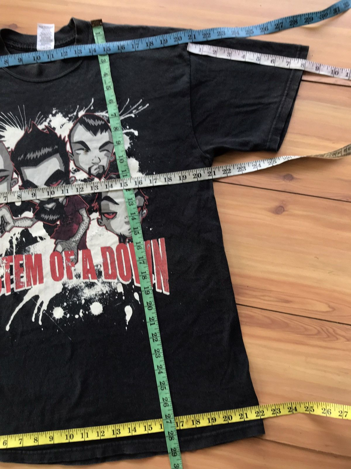 Band Tees × Vintage Vintage SYSTEM OF A DOWN T Shirt Size US M / EU 48-50 / 2 - 6 Thumbnail
