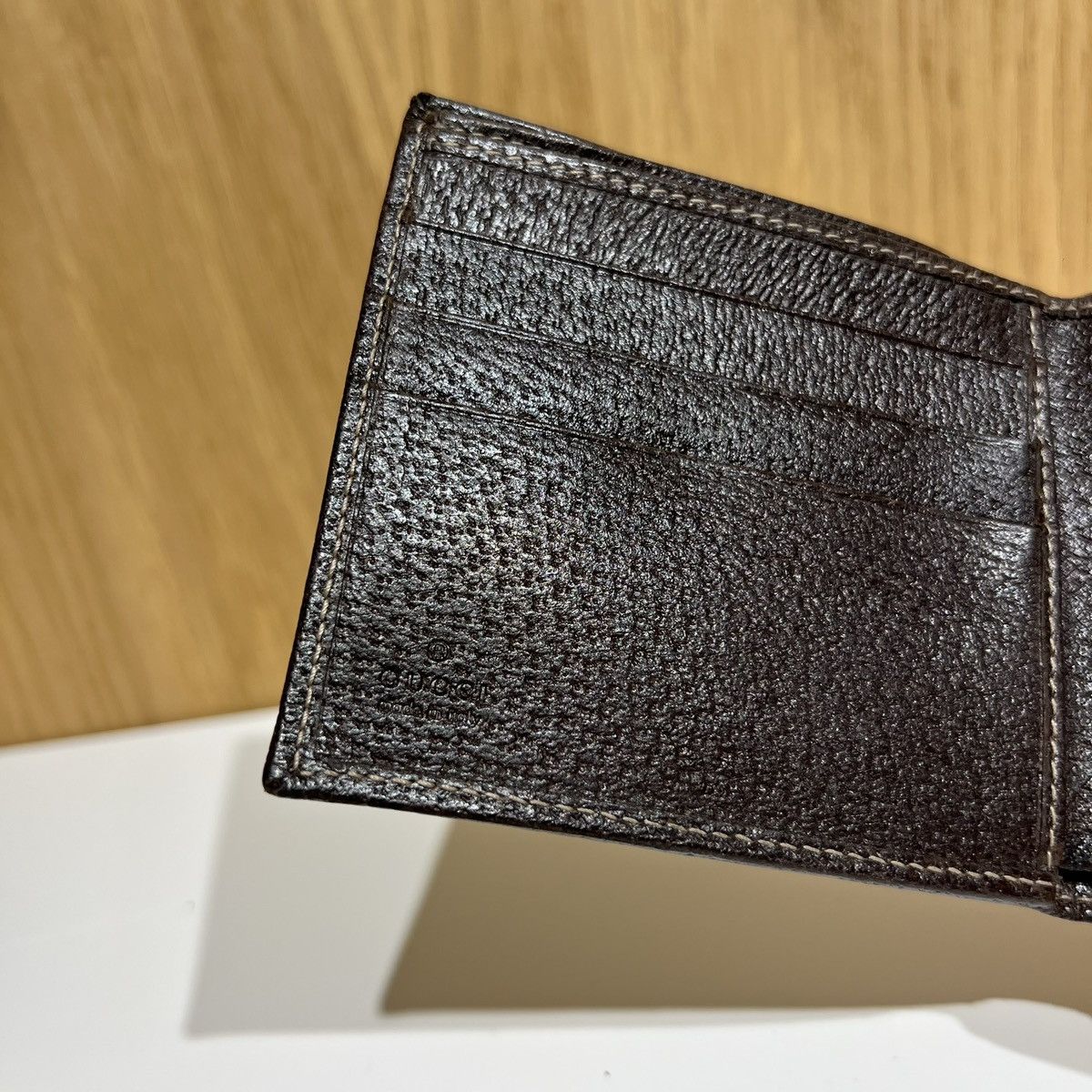 Gucci 🔹Gucci Bi-Fold Monogram Leather Wallet Size ONE SIZE - 2 Thumbnail