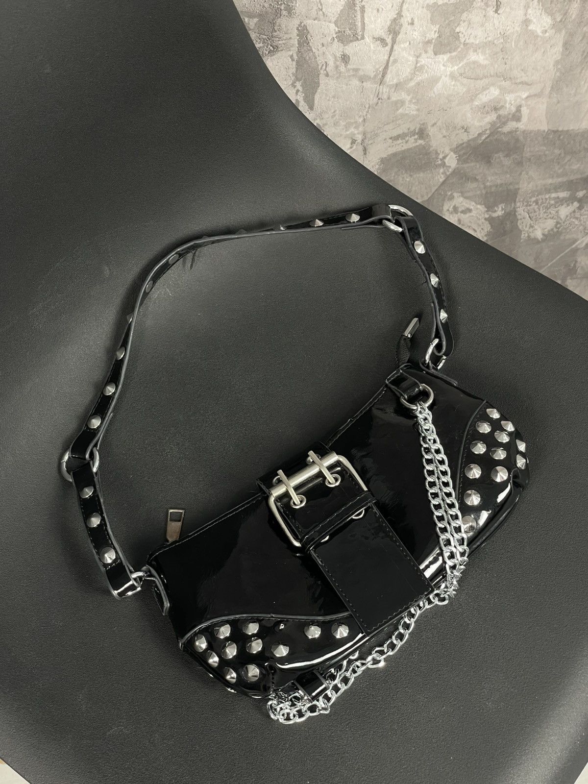 If Six Was Nine × Le Grande Bleu (L.G.B.) × Vintage Vintage Balenciaga Style Y2K glamour avant garde bag Size ONE SIZE - 1 Thumbnail