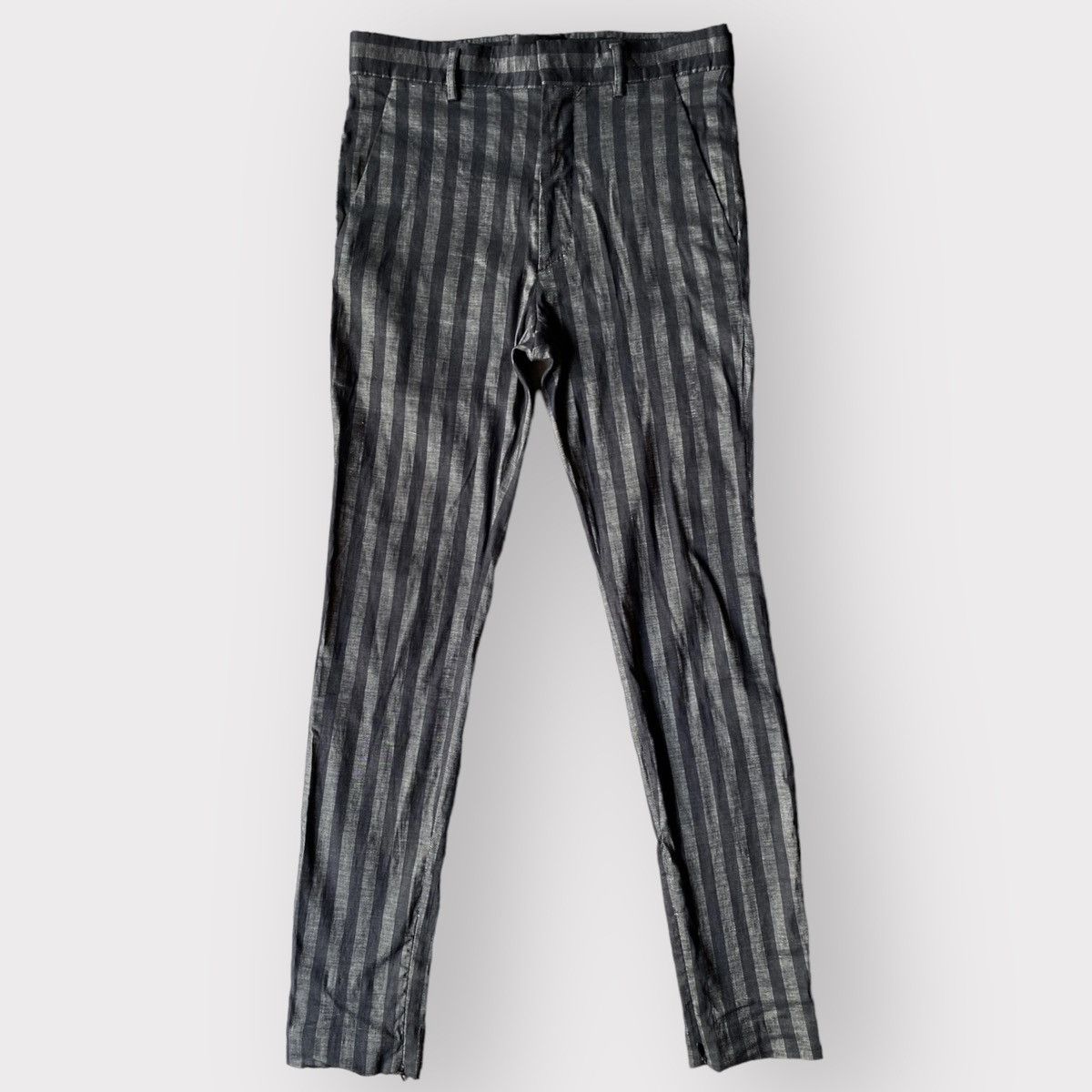 Haider Ackermann SS15 Stretch Cotton/Linen Skinny Pants Size US 30 / EU 46 - 2 Thumbnail