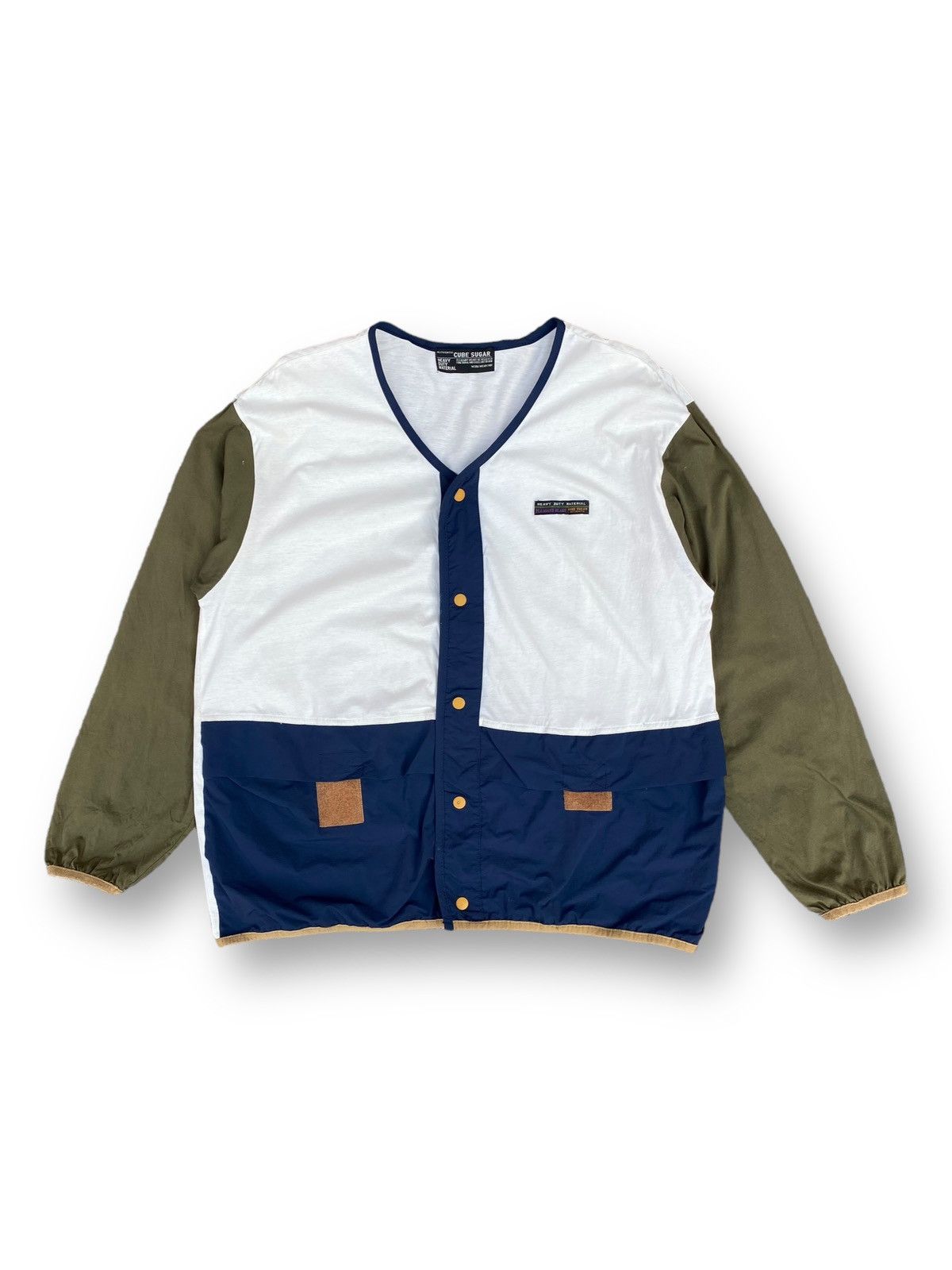 Japanese Brand × Vintage Vintage Authentic Cube Sugar Outdoor Style Light Jacket. #D2 Size US L / EU 52-54 / 3 - 1 Thumbnail