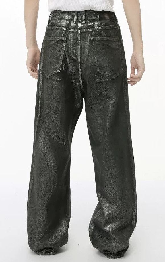 Japanese Brand × Vintage Avant garde fashion washed print faded punk jeans pants Size US 32 / EU 48 - 6 Thumbnail