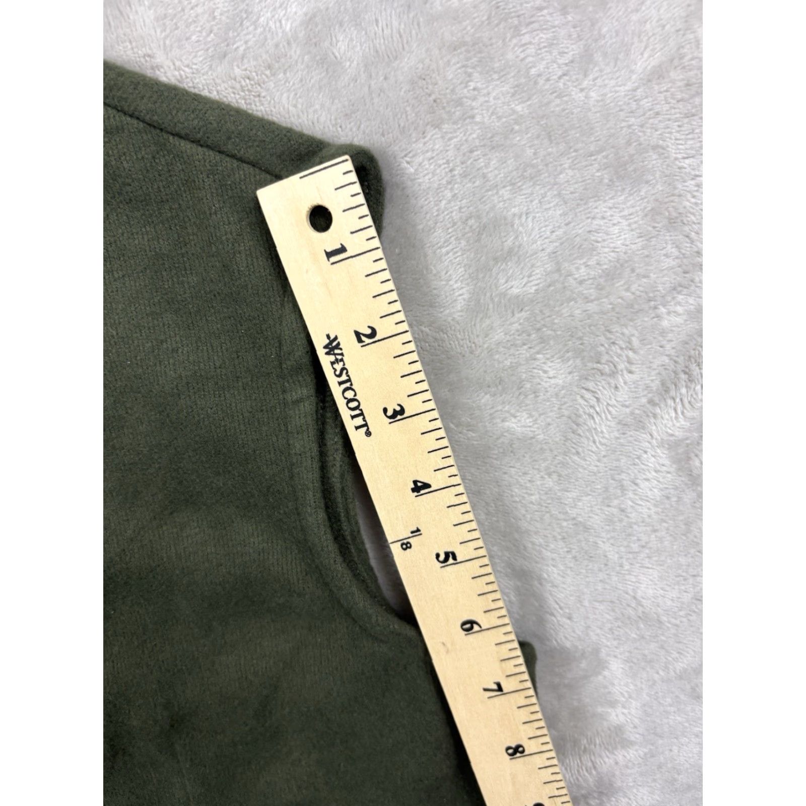 Vintage A New Day Women’s Olive Green Fiber Sleeveless Vest Outdoors Size Medium NWT Size M / US 6-8 / IT 42-44 - 7 Thumbnail