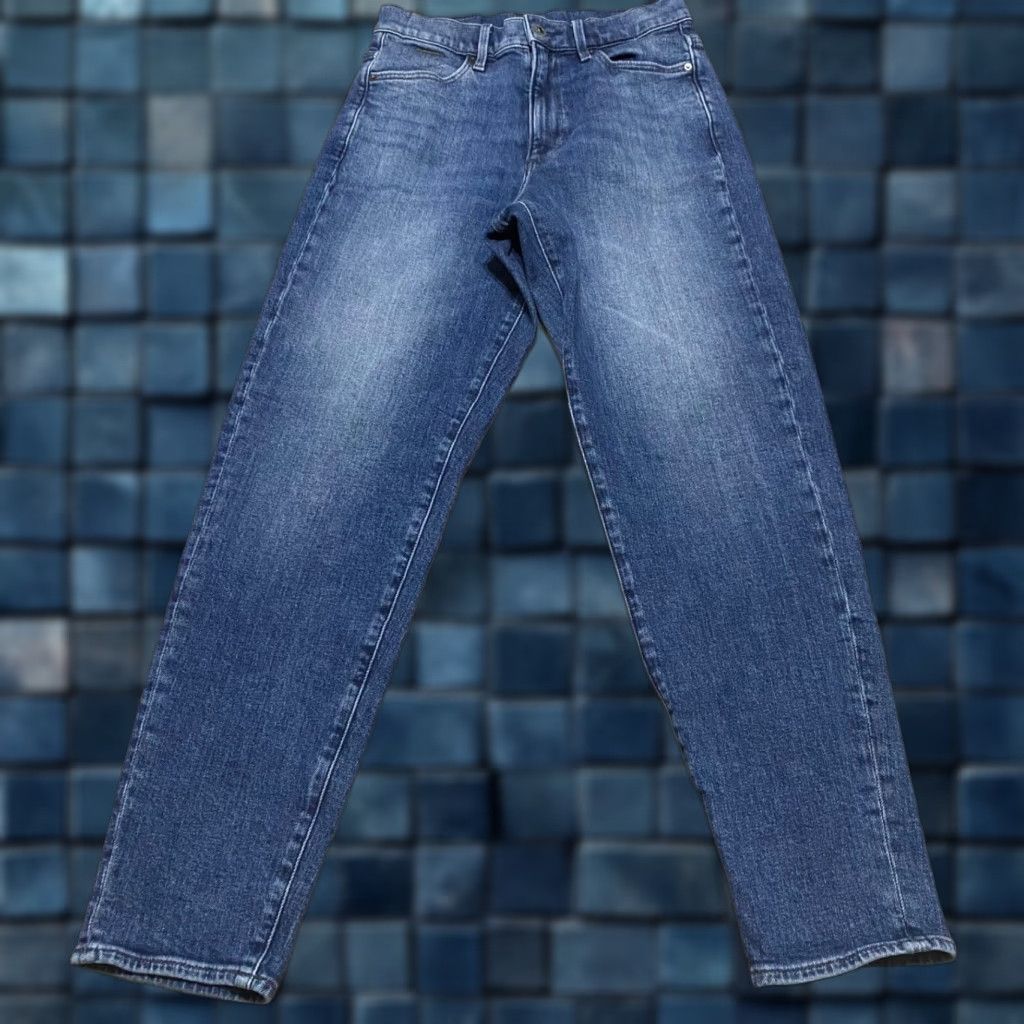G-Star G-Star Jeans Women Regular Jeans High Rise Janeh Dark Wash Blue Denim Mom Ankle Size 25 Womens Size 42" / US 20 - 1 Thumbnail