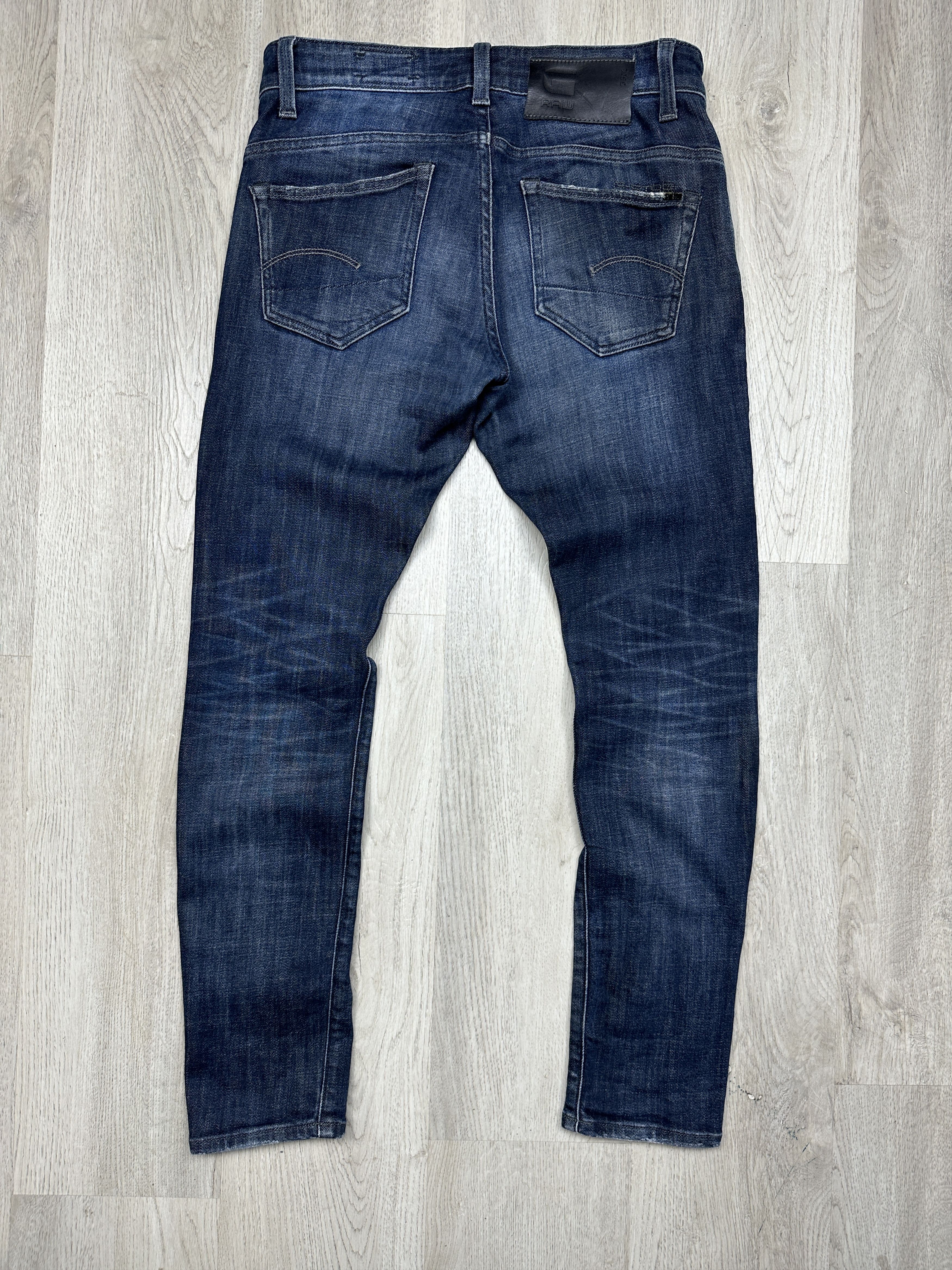 G-Star G Star Raw 3301 Vintage Mens Super Slim Denim Pants Jeans Size US 30 / EU 46 - 8 Thumbnail