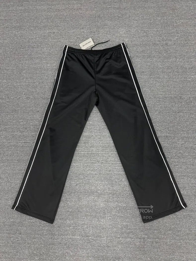 Balenciaga Side logo nylon school pants