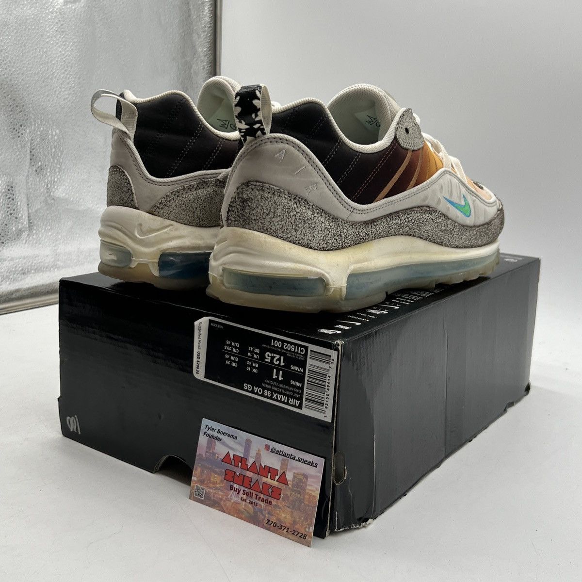 Nike Air max 98 on air nyc la mezcla Size US 11 / EU 44 - 5 Thumbnail