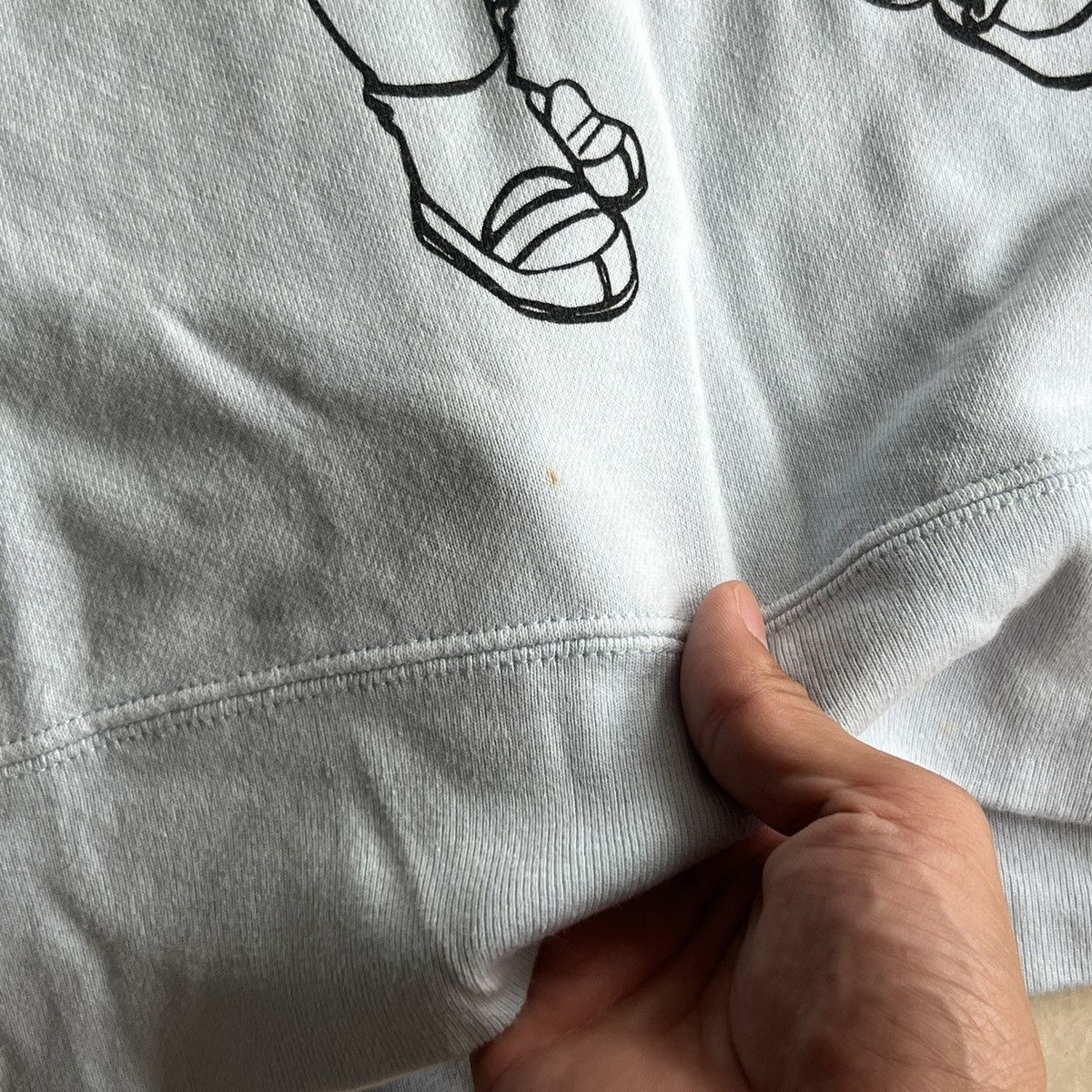 AW18 Undercover anti sns cropped sweater