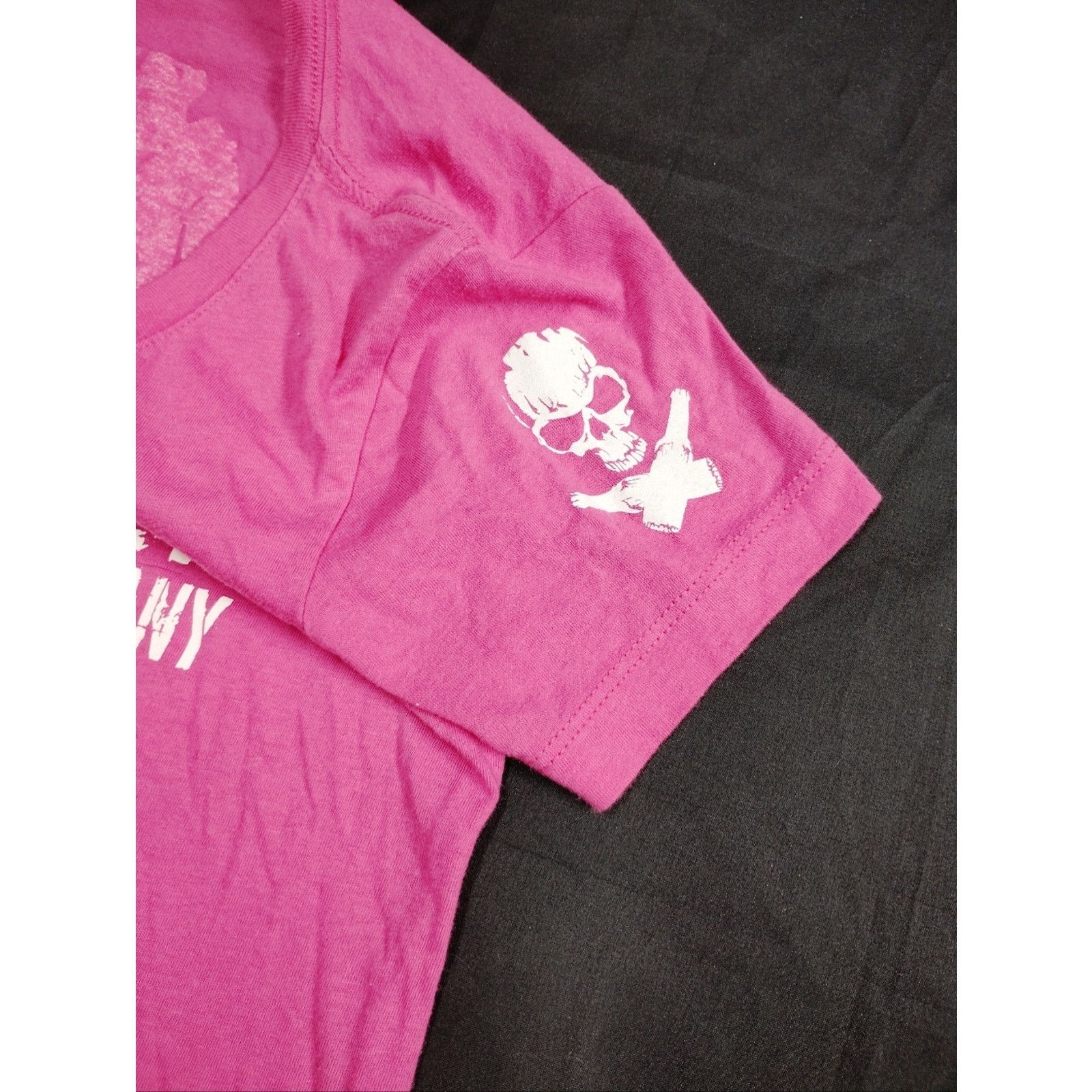 Next Level Apparel Mad Beach Craft Brewing Company Pink V-Neck Tee Size S / US 4 / IT 40 - 3 Thumbnail