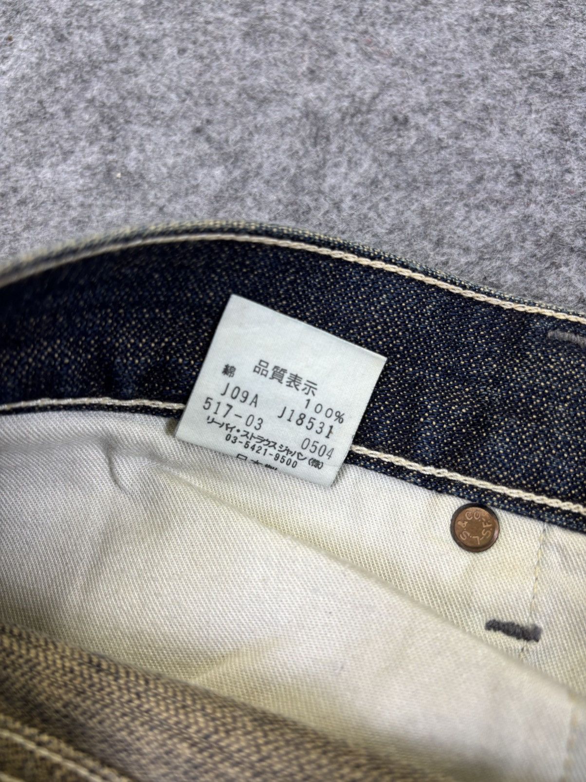 Levi's 💥Rusty Indigo Fades💥Flare Levis 517 Minimalist Denim F969 Size US 31 - 11 Thumbnail
