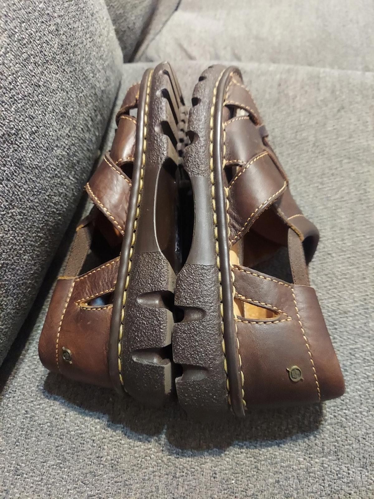 Born Born 90's Womens Brown Leather Fisherman Sandals Size 8 Size US 8 / IT 38 - 7 Thumbnail