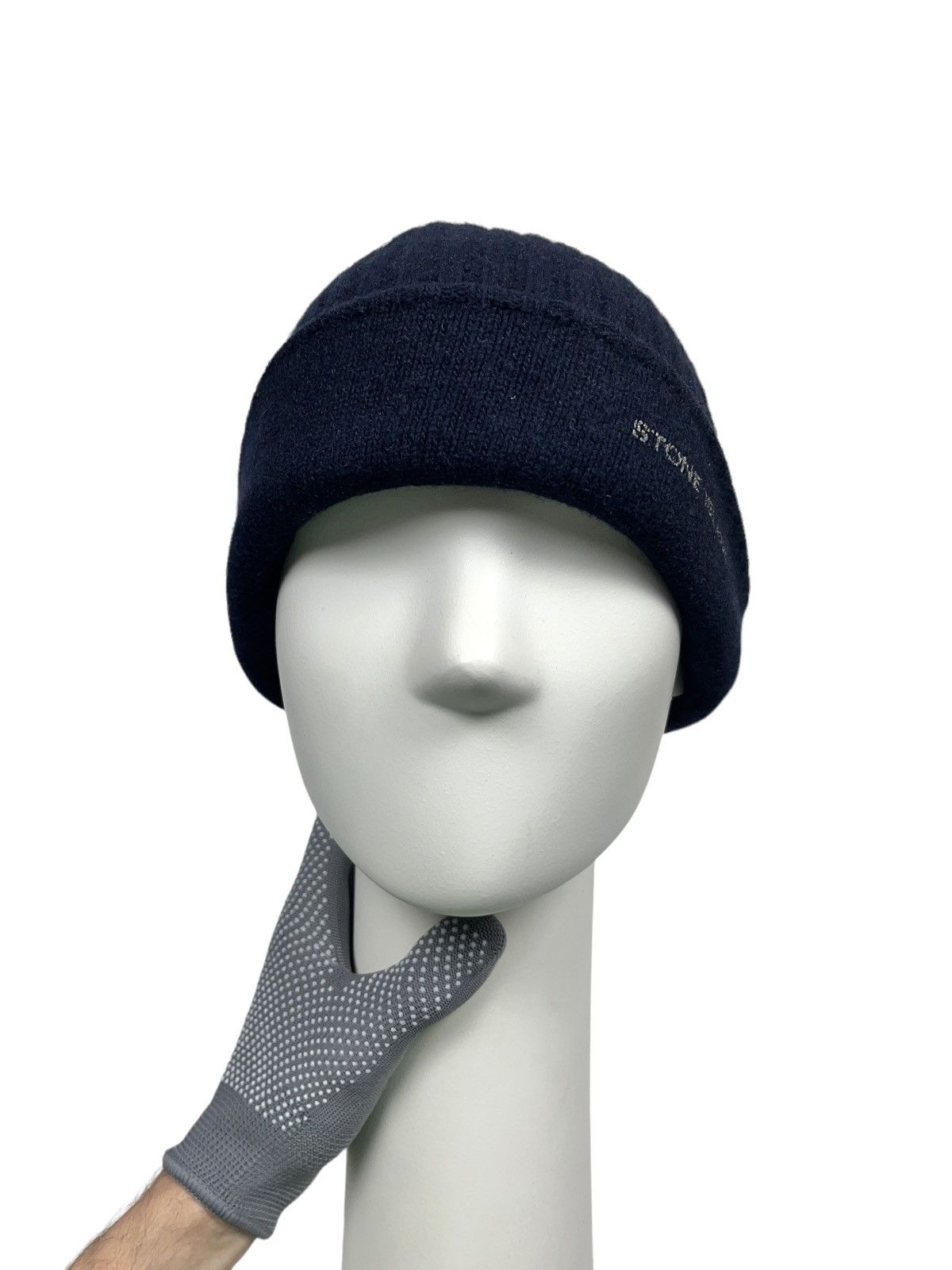 Stone Island Vintage Stone Island Reversible Ribbed Wool Beanie Hat Size ONE SIZE - 3 Thumbnail
