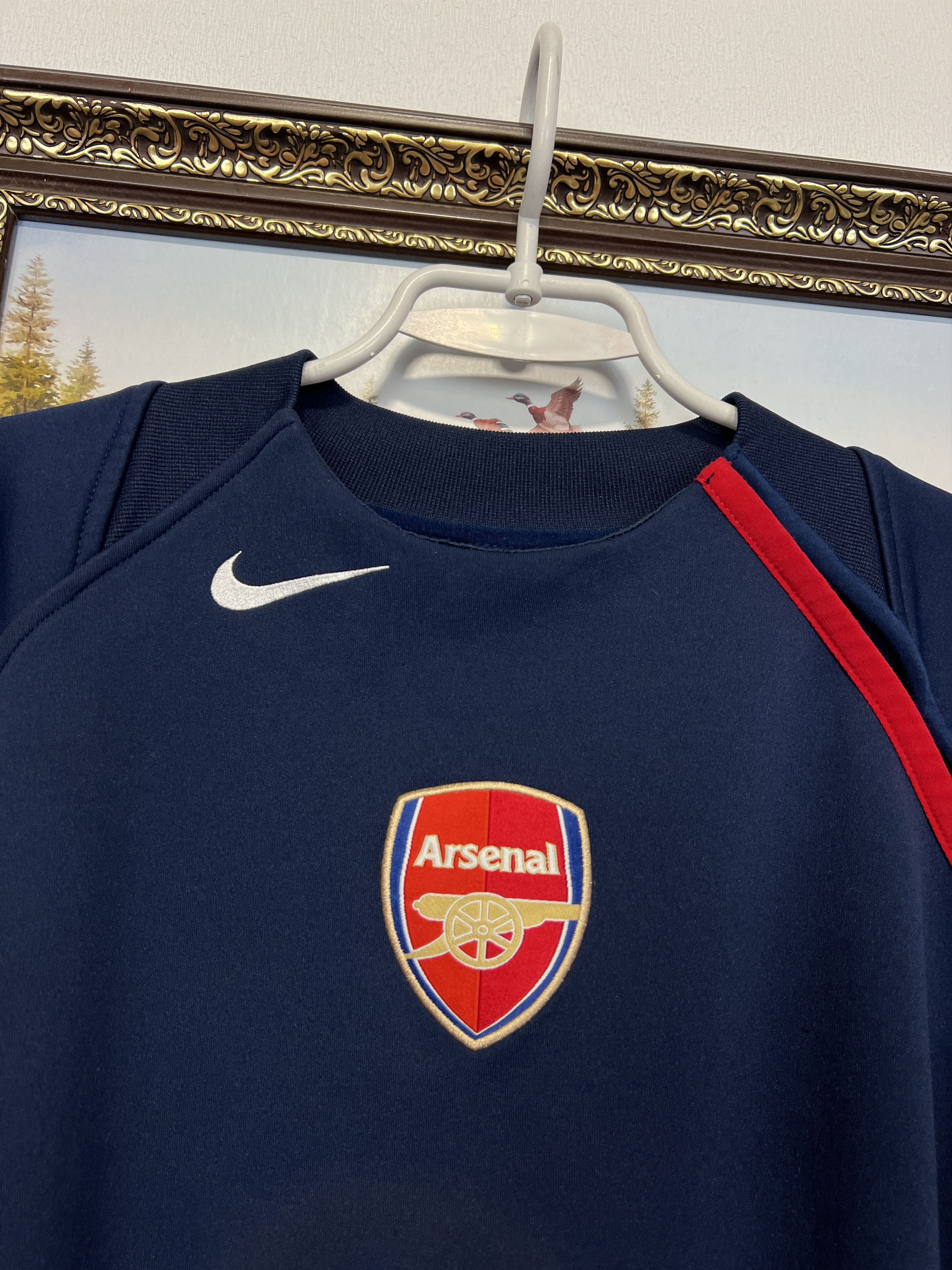 Nike Arsenal Football Sweatshirt Soccer Crewneck Track Top Size US XL / EU 56 / 4 - 3 Thumbnail