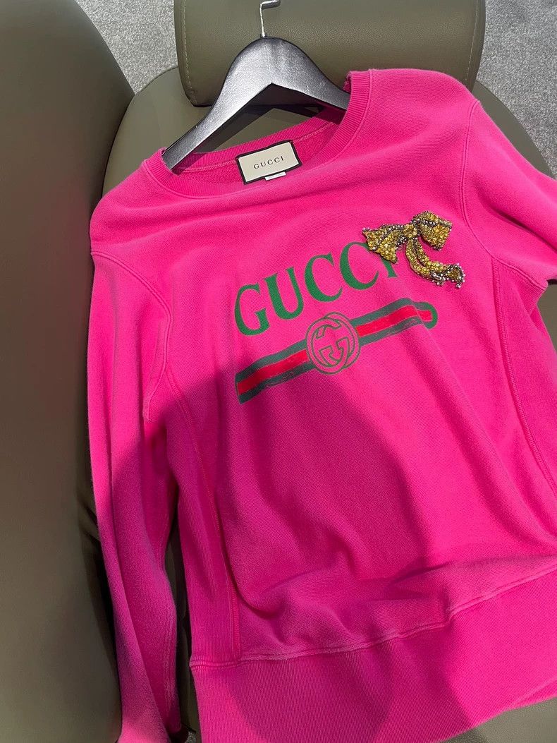Gucci Gucci Rose pink sweatshirt 2502-Nextarrow Size US XS / EU 42 / 0 - 1 Thumbnail