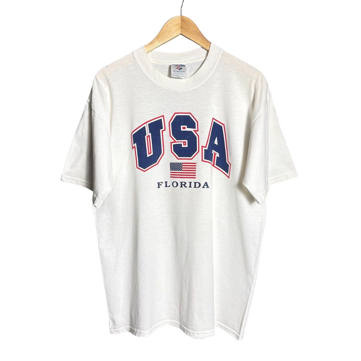 Vintage Vintage USA Florida Flag Graphic T-Shirt / Y2K Size US L / EU 52-54 / 3 - 1 Thumbnail