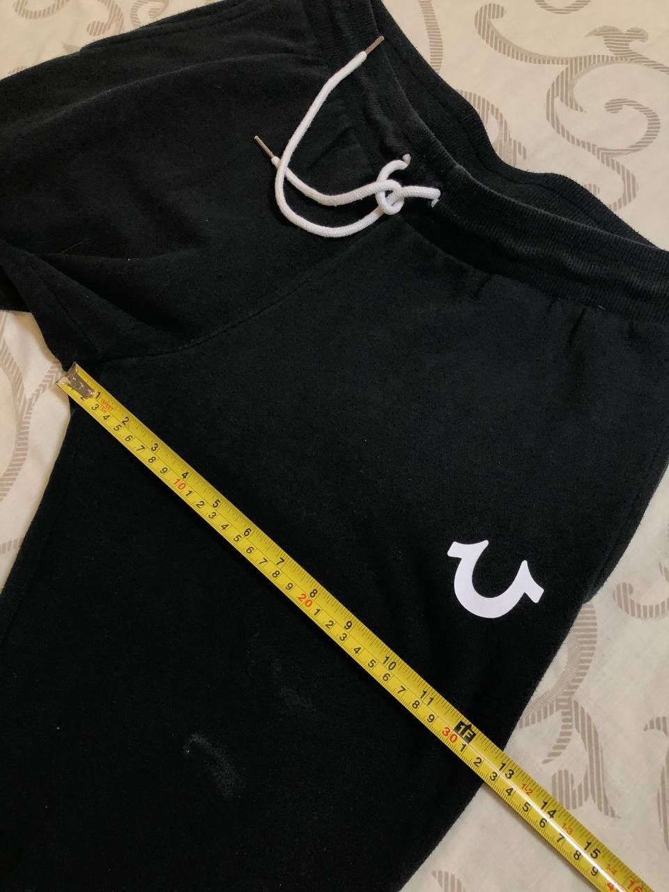 True Religion TRUE RELIGION BLACK LOGO JOGGER SWEATPANTS Size US 32 / EU 48 - 11 Thumbnail