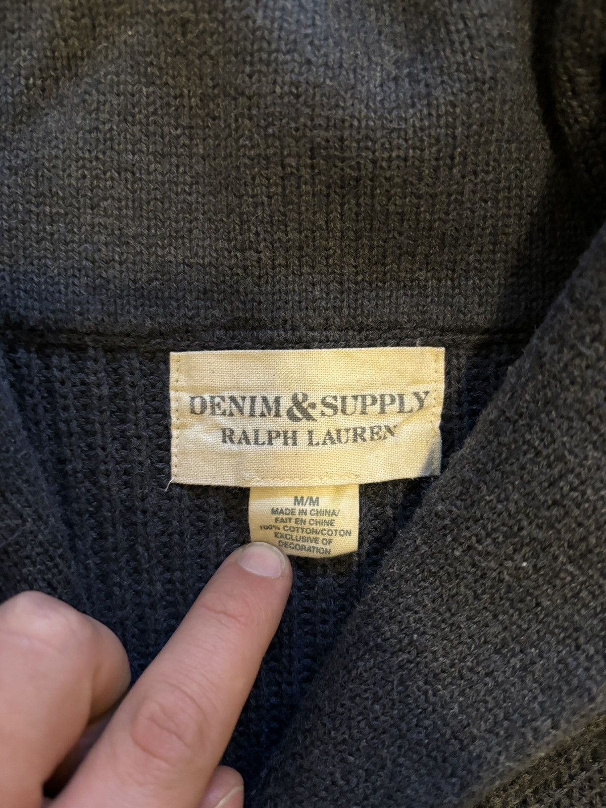 Denim & Supply Ralph Lauren Distressed flag cardigan Size US M / EU 48-50 / 2 - 5 Thumbnail