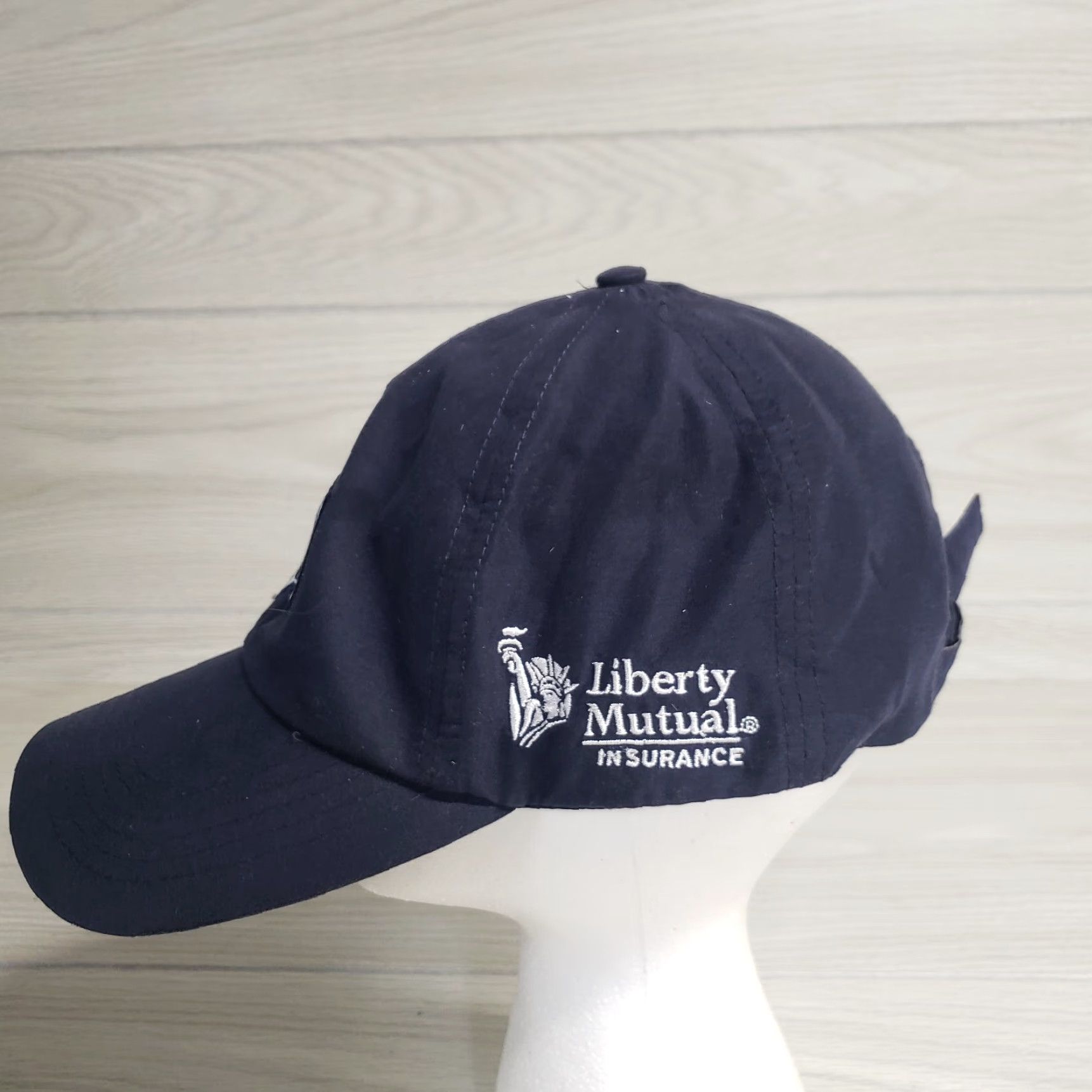 Vintage Liberty Mutual Insurance Alumni Cup Hat Black Hook Loop Baseball Cap Men Adjustable Cotton Hat Size ONE SIZE - 3 Thumbnail