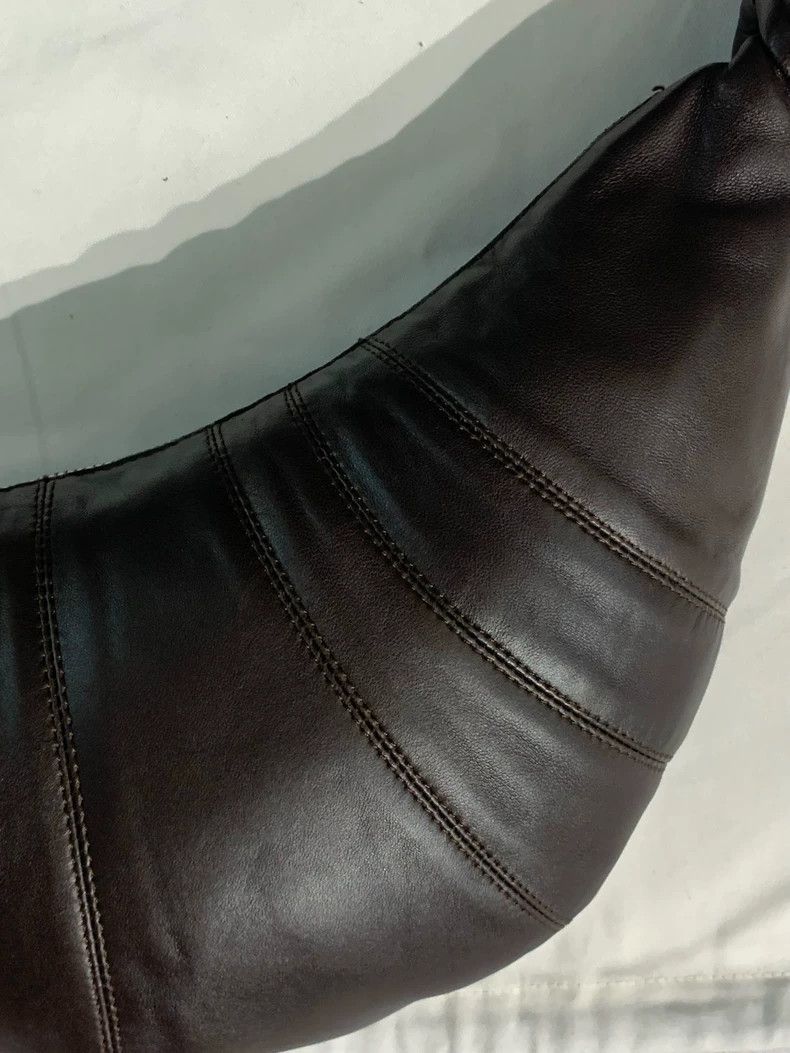 Lemaire Lemaire dark chocolate color small size lamb leather horn Size ONE SIZE - 5 Thumbnail