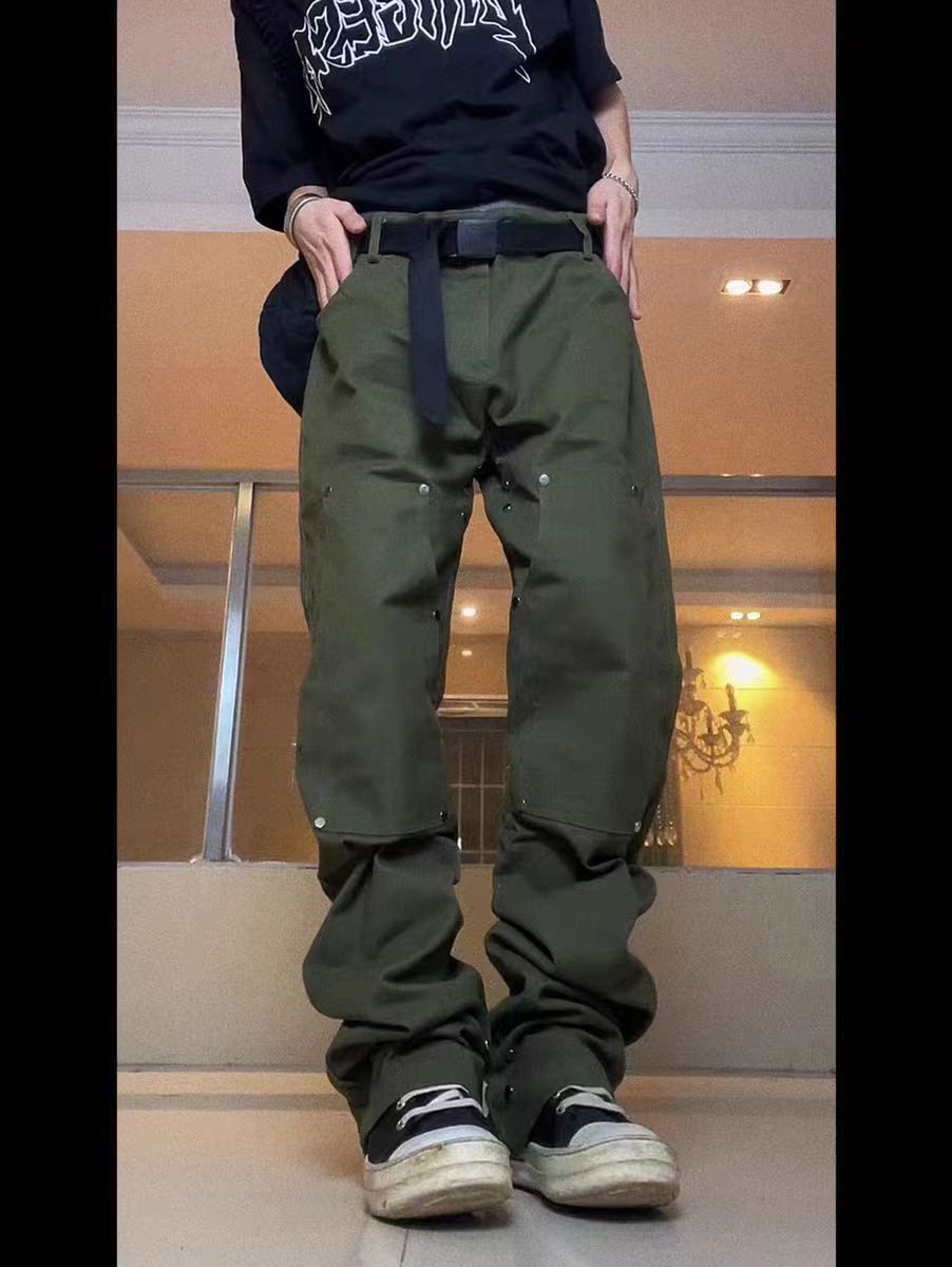 Japanese Brand × Vintage Street Hip Hop Casual Embroidered Workwear Trousers Size US 30 / EU 46 - 5 Thumbnail