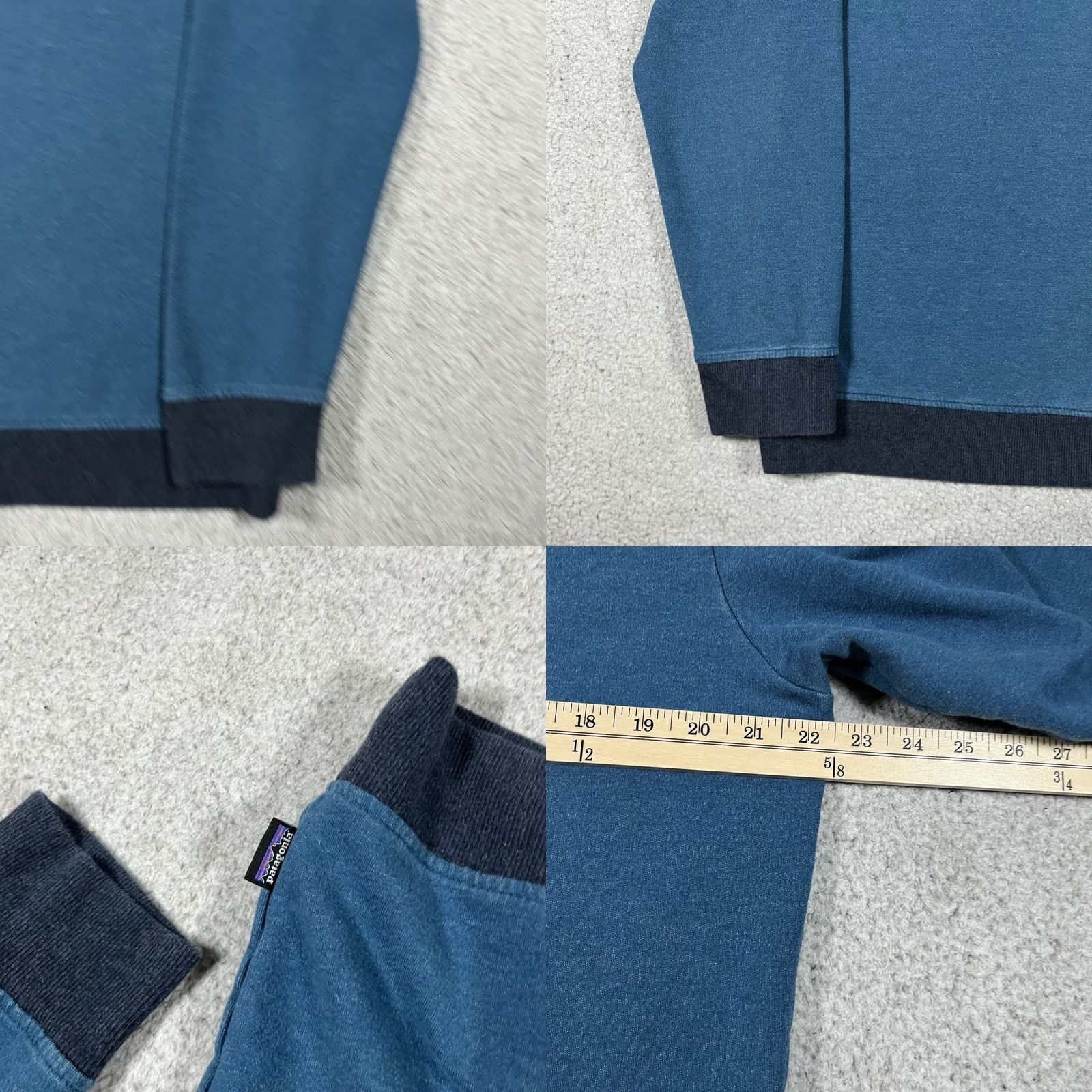 Patagonia Patagonia Sweatshirt Men M Graphic Pullover Long Sleeve Crewneck Organic Fitz Blue Cotton Fleece Logo All Seasons Hiking Running Walking Size US M / EU 48-50 / 2 - 8 Thumbnail