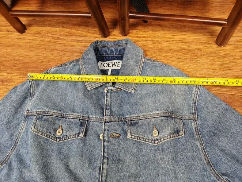 Loewe Loewe Single-Breasted Denim Jacket Size US S / EU 44-46 / 1 - 6 Thumbnail