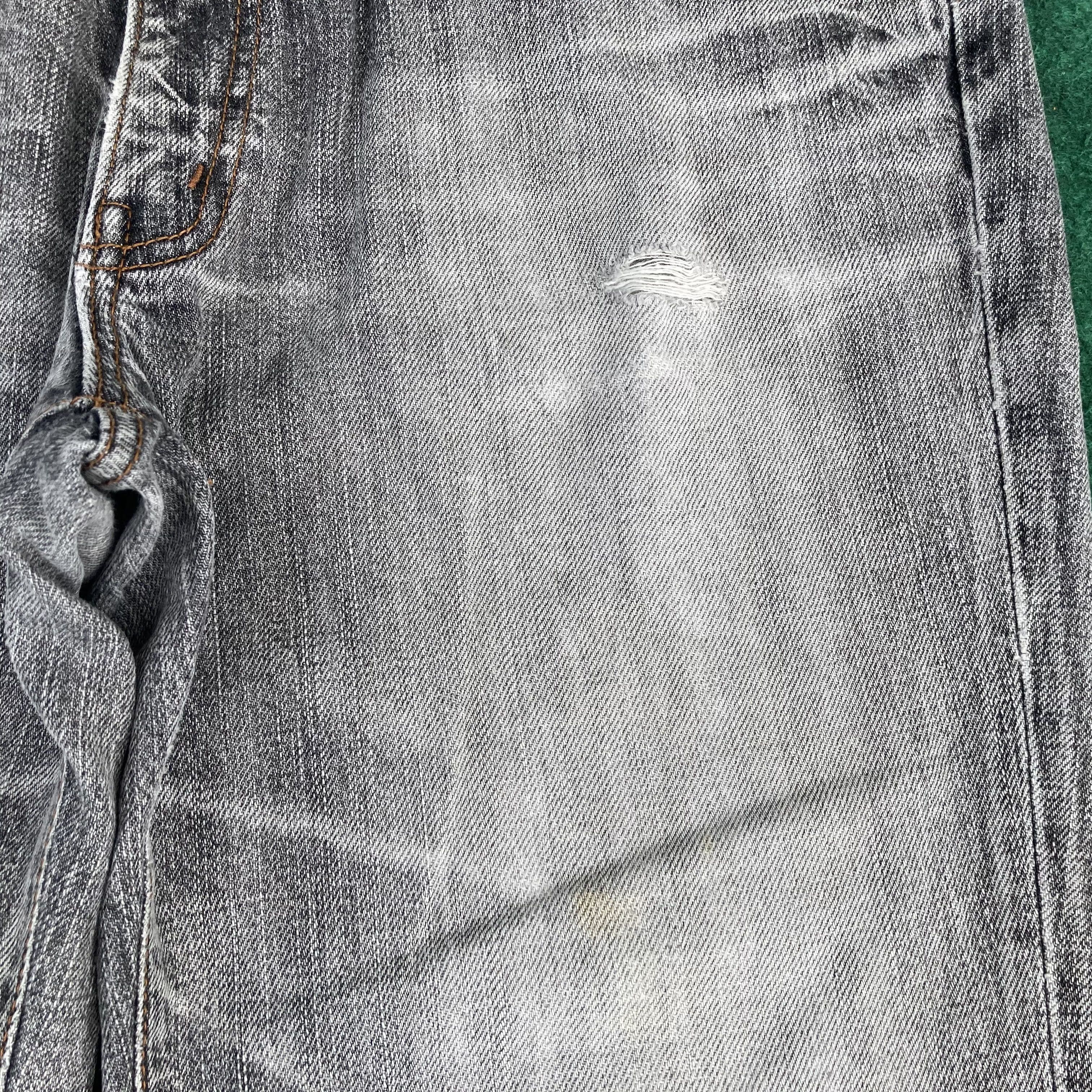 Big John Vtg Big John Black Denim Flare Faded Bootcut Jeans Size US 35 - 8 Thumbnail