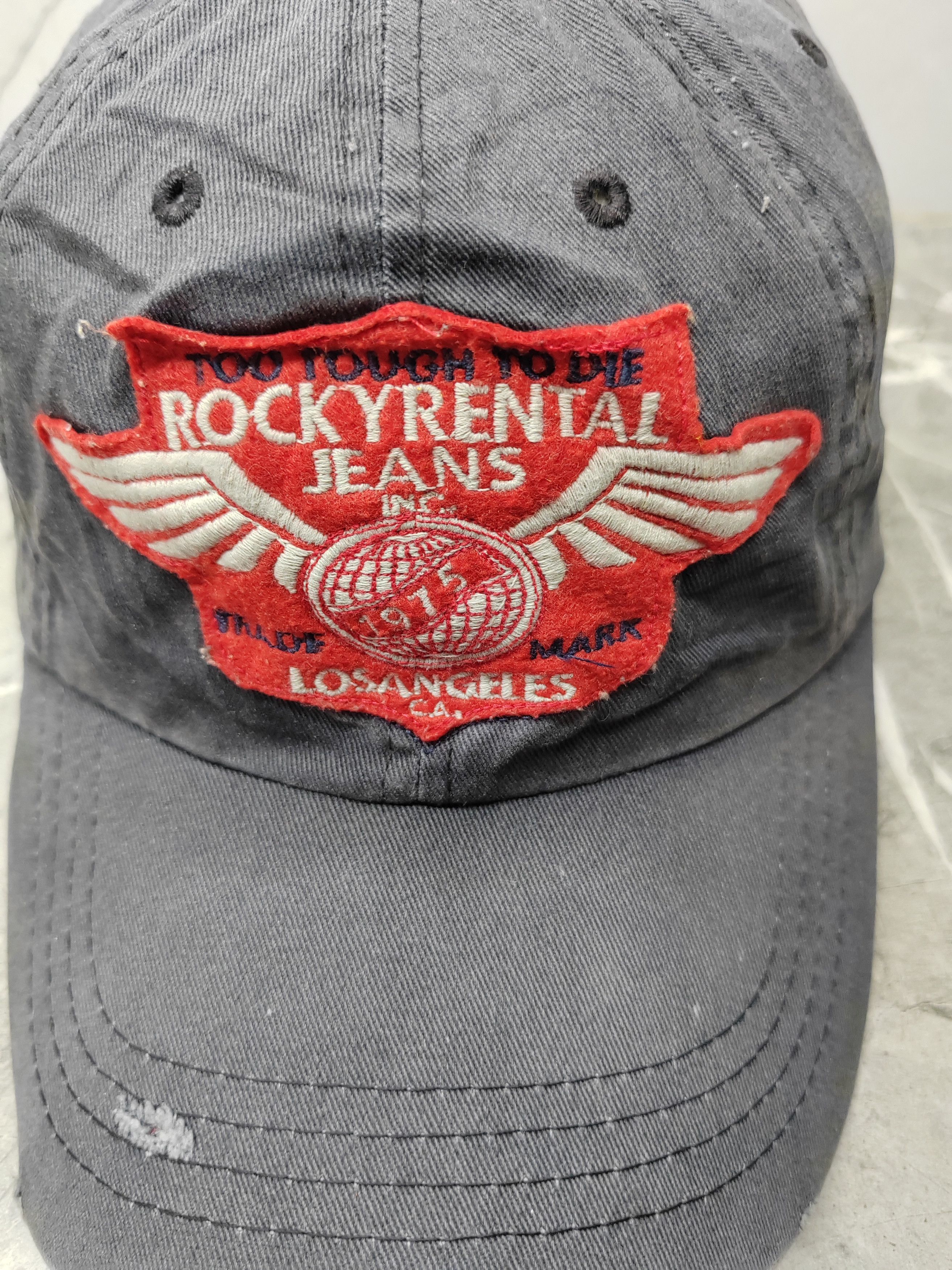 Japanese Brand Vintage Rocky Rental Distressed Style Cap Hat Size ONE SIZE - 3 Thumbnail