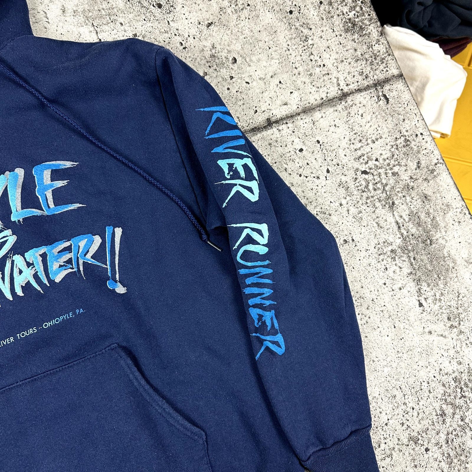 Vintage Vintage Ohiopyle Whitewater Hoodie 80s Size Medium (21.527) Size US M / EU 48-50 / 2 - 3 Thumbnail