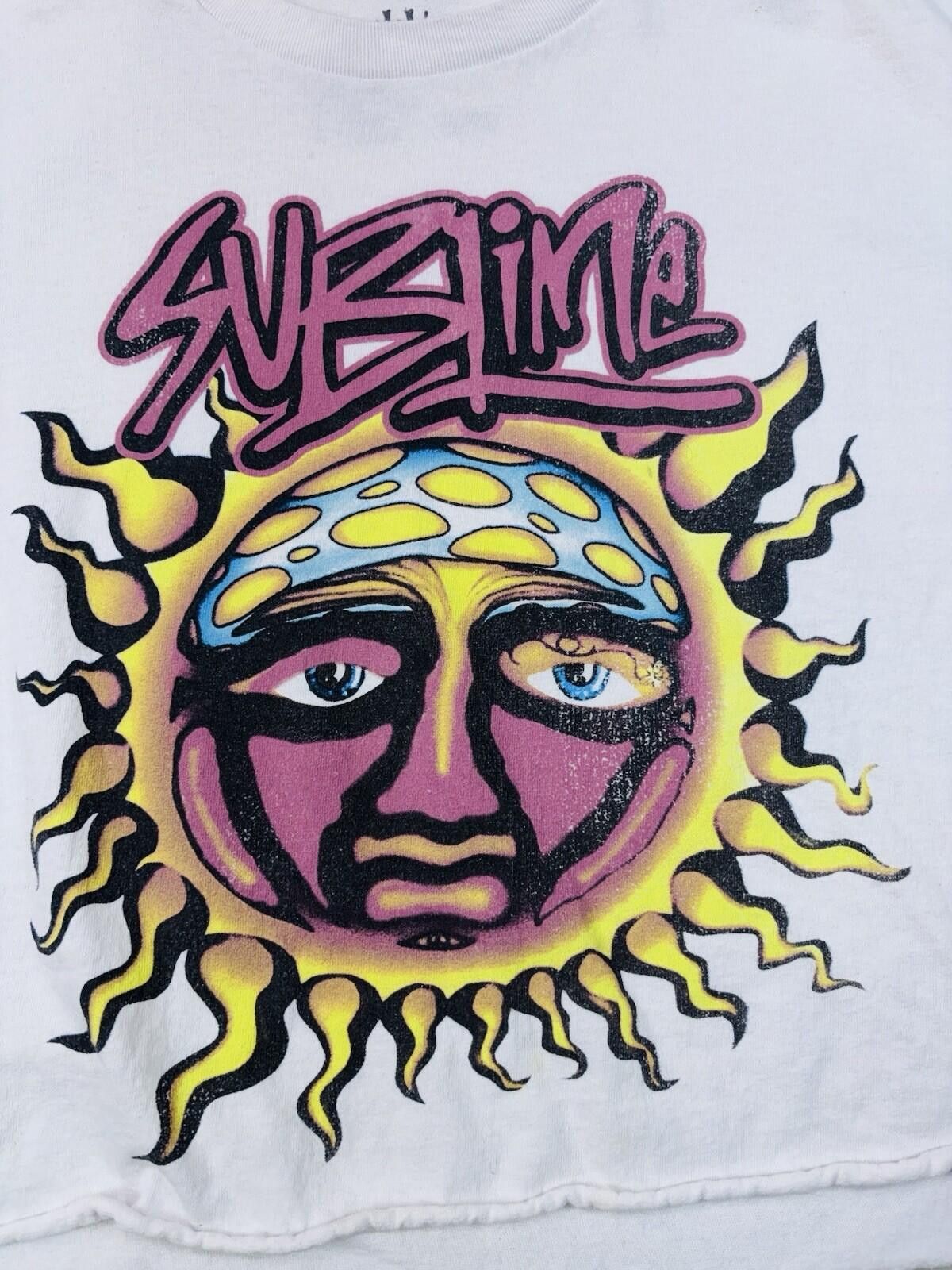 Sublime Sublime Women’s Graphic Band Tee With Cropped Fit Size Small Size S / US 4 / IT 40 - 2 Thumbnail