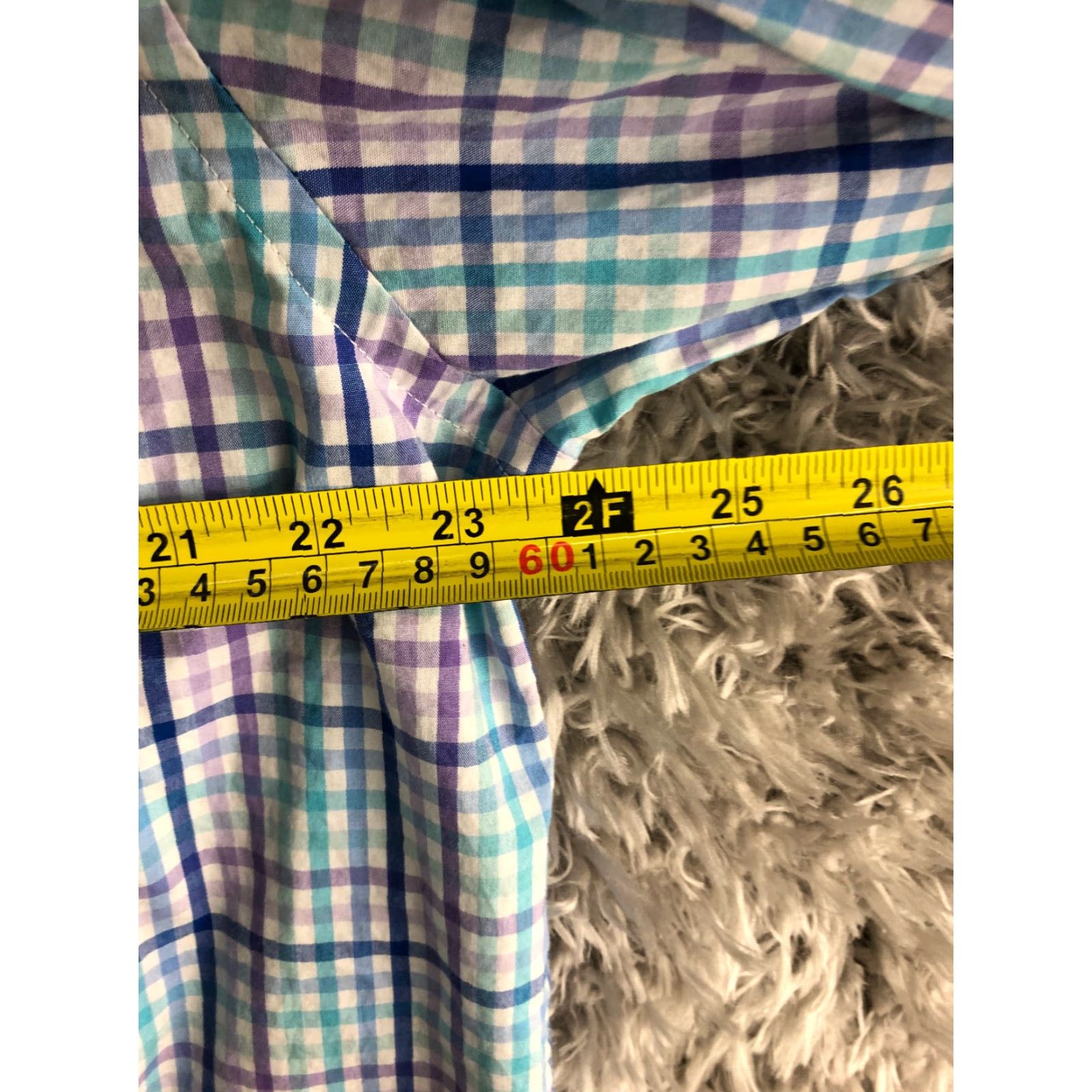 Izod Izod Mens XL Button-Down Long Sleeve Collared Striped Multicolor Blue Shirt Size US XL / EU 56 / 4 - 5 Thumbnail