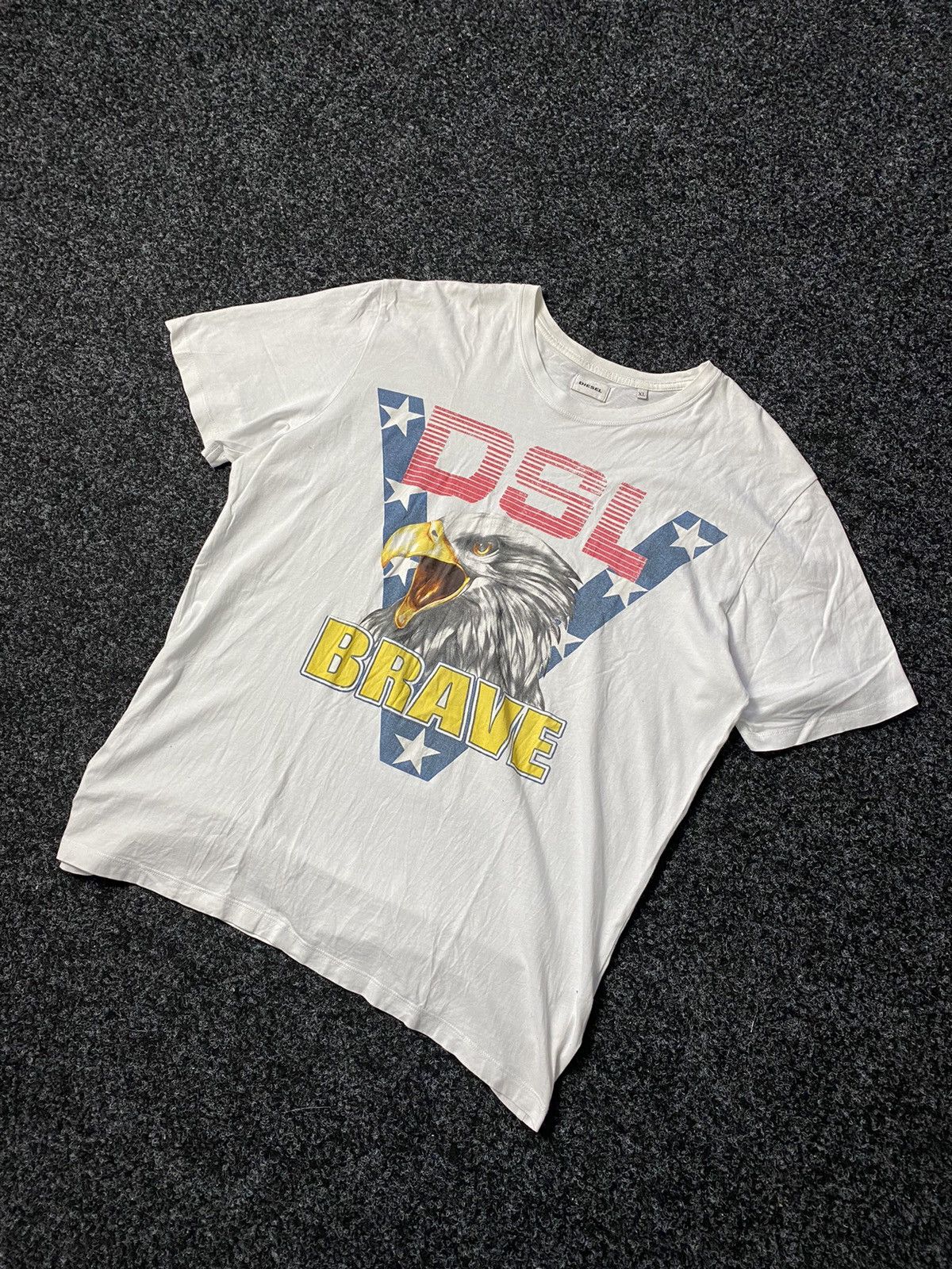 Diesel × Vintage VNTG Diesel American Eagle Tee 90s very rare Streetwear Size US XL / EU 56 / 4 - 1 Thumbnail