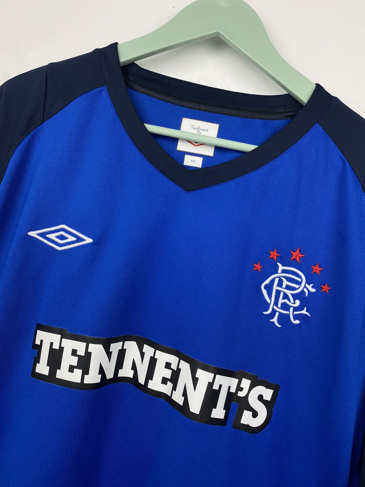 Umbro Glasgow Rangers Training Football Jersey PSG Chelsea Milan Size US XXL / EU 58 / 5 - 2 Thumbnail