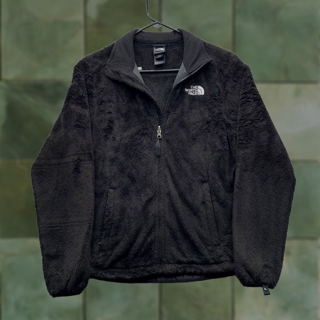 The North Face The North Face Faux Fur Jacket Small Black Fuzzy Fleece Hiking Outdoor Casual Size S / US 4 / IT 40 - 1 Thumbnail