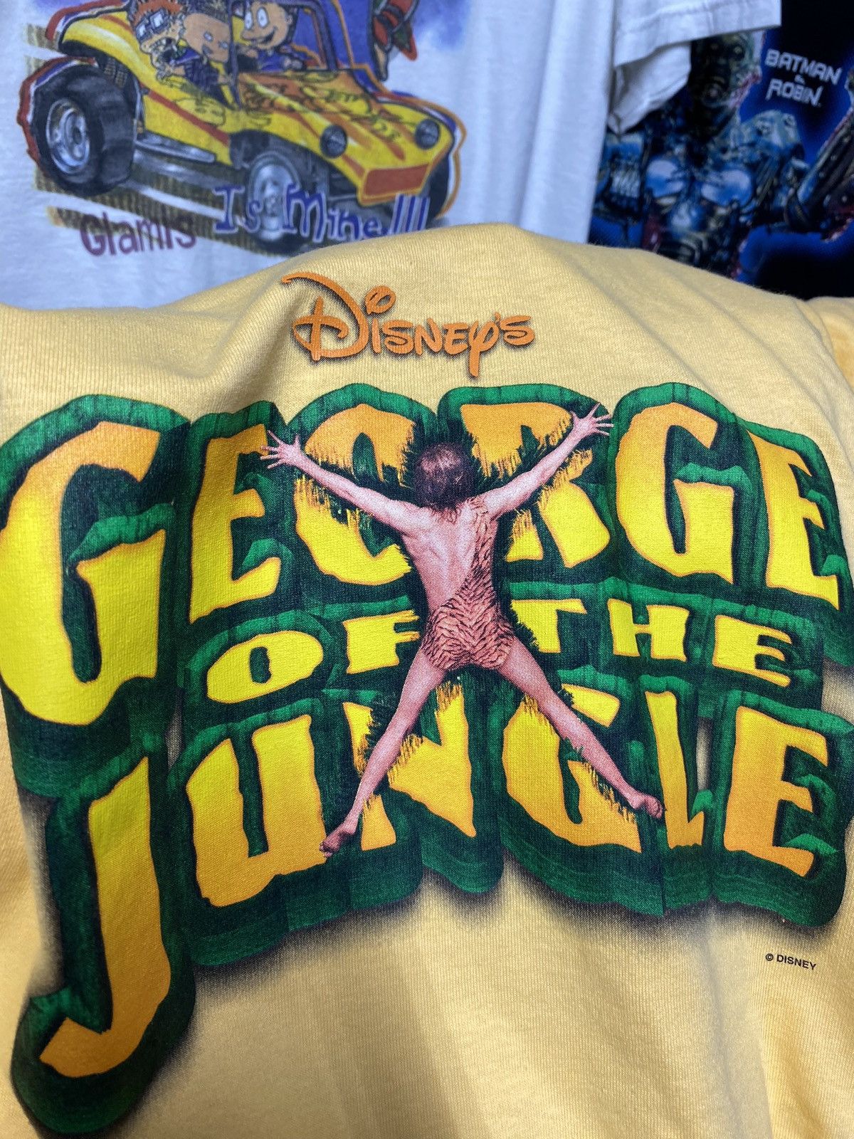 Vintage 90’s Vintage George of the Jungle Disney Movie Shirt XLarge Size US XL / EU 56 / 4 - 2 Thumbnail