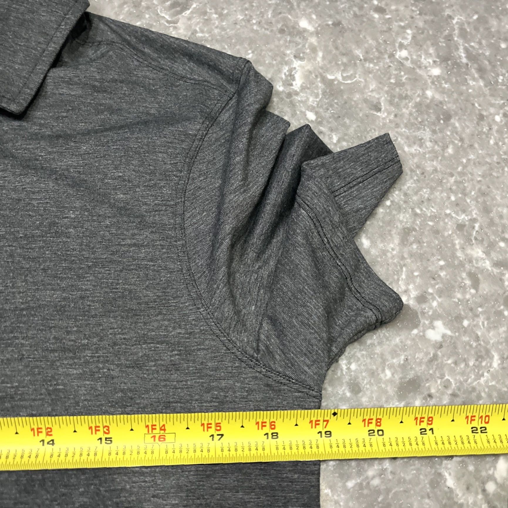 Lululemon Lululemon Polo Shirt Mens S Performance Lightweight Shirt Polo Golf Tennis Logo Solid Gray VINTAGE: No Size US S / EU 44-46 / 1 - 3 Thumbnail