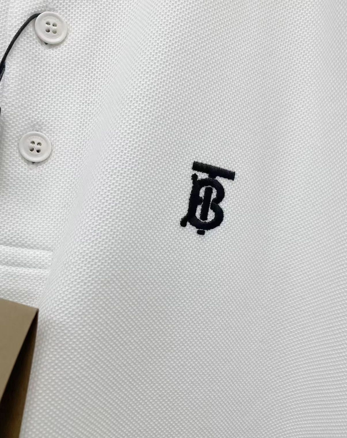 Burberry BURBERRY Embroidered 100% Cotton Short Sleeve Polo Shirt J30 Size US XL / EU 56 / 4 - 4 Thumbnail