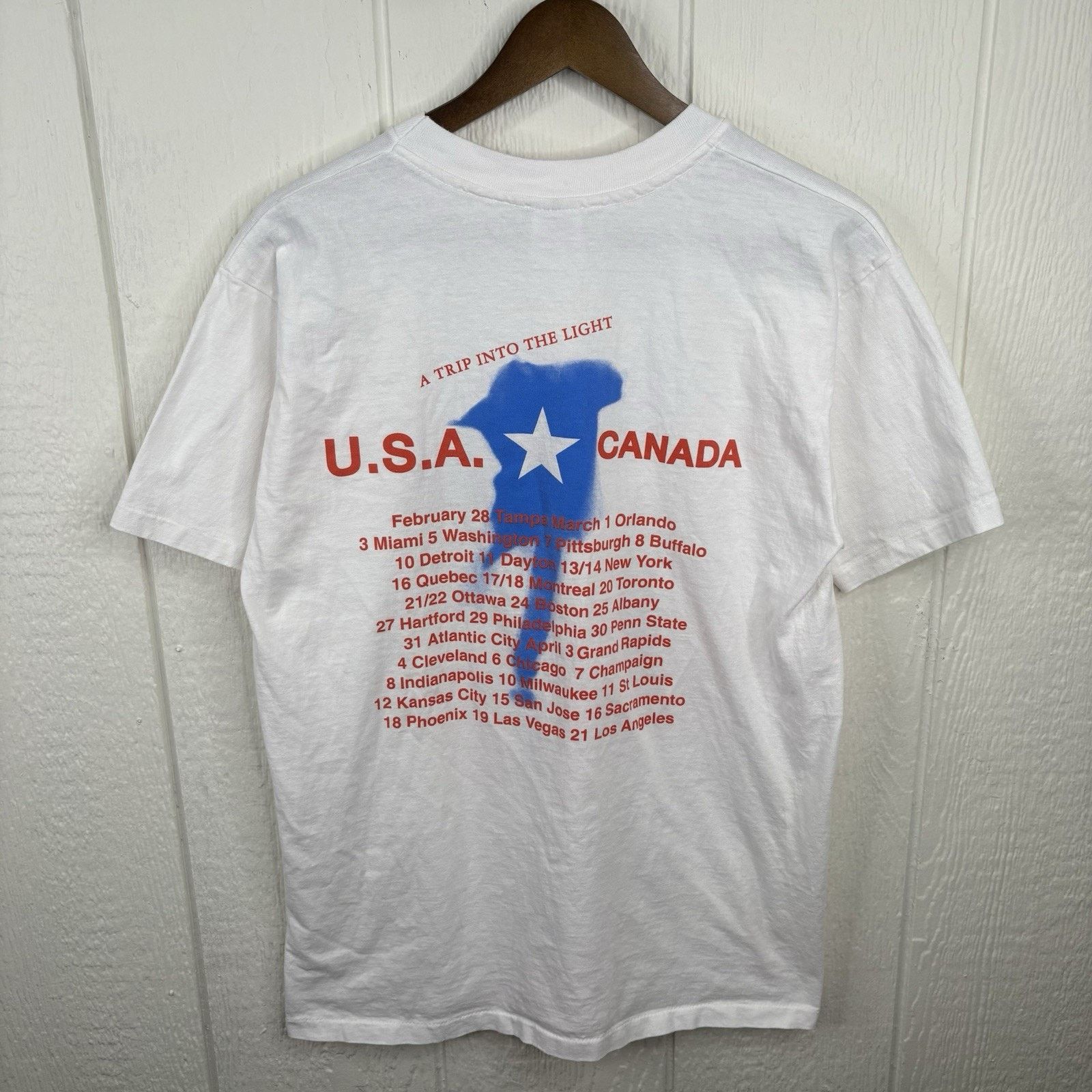 Anvil Vintage '97 Phil Collins Dance Into The Light Tour Tee Large Size US L / EU 52-54 / 3 - 2 Thumbnail