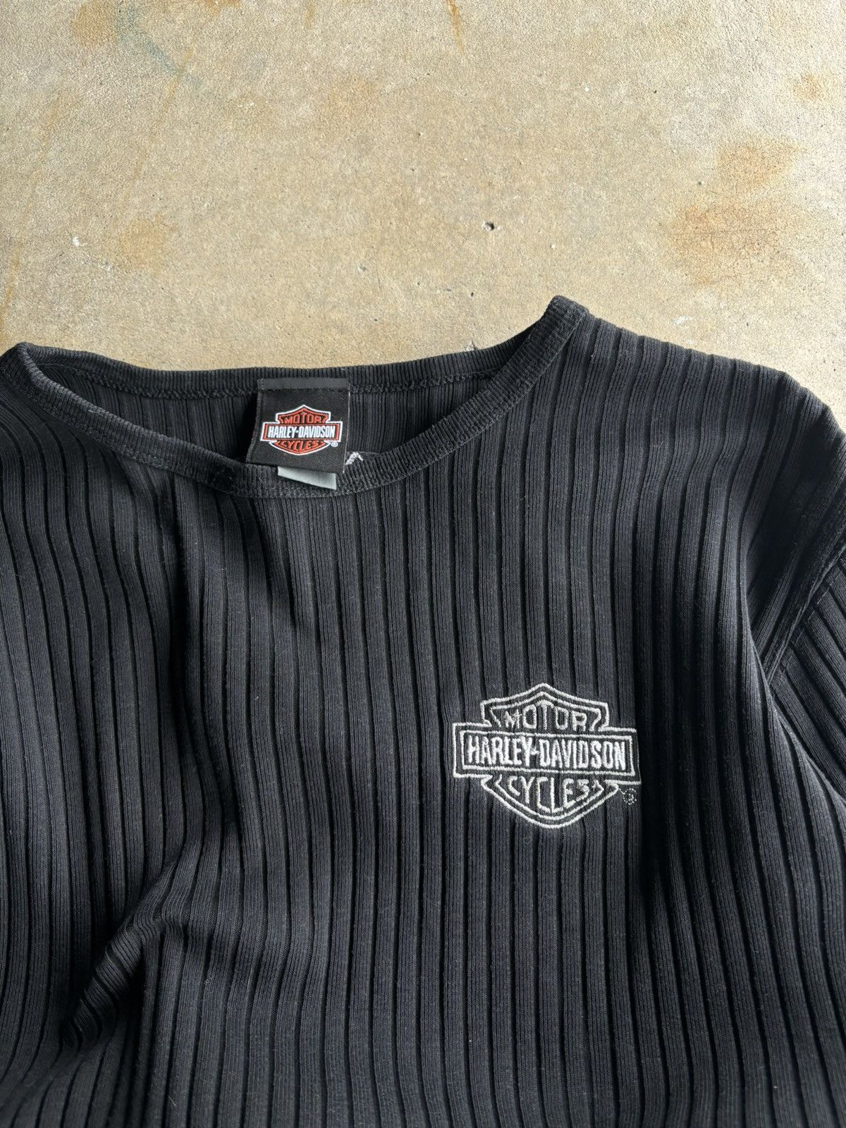 Affliction × Harley Davidson × Vintage Vintage Y2K Harley Davidson Affliction Style Knit Longsleeve Size US M / EU 48-50 / 2 - 3 Thumbnail